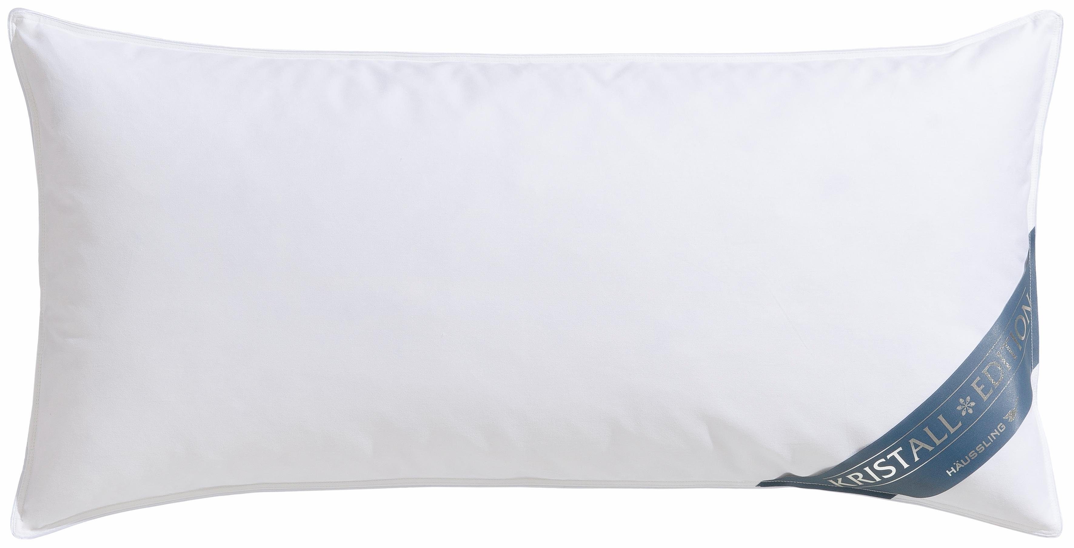 Haeussling Federkopfkissen Kristall Edition, Füllung: 85% Federn, 15% Daune günstig online kaufen
