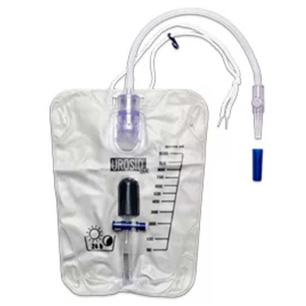 Asid Bonz GmbH Urinbeutel UROSID® 24h geschlossenes Bein-Bett-Urindrainagesystem - 60 cm