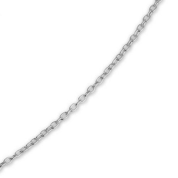 SilberDream Silberkette SilberDream Herz Halskette silber rose, Halskette (Herz) ca. 45,5cm, 925 Sterling Silber, vergoldet (Rosegold