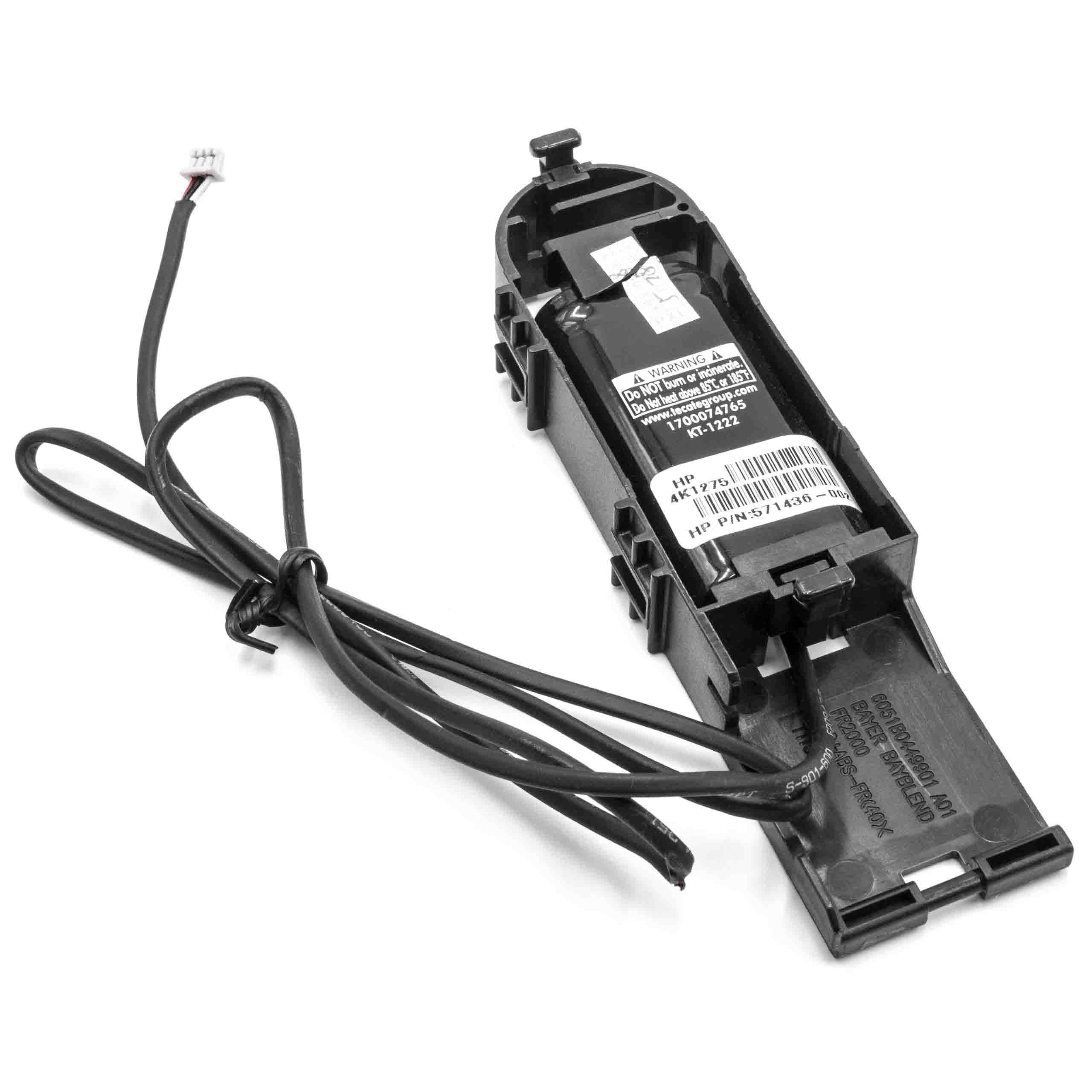 vhbw Akku passend für HP Smart Array Controller P411, P812, P410, P410I, Akku Akku Li-Ion 600 mAh (3,7 V, 1 St), Leistungsfähiger Austausch-Akku für Raid Controller, Wiederaufladbar
