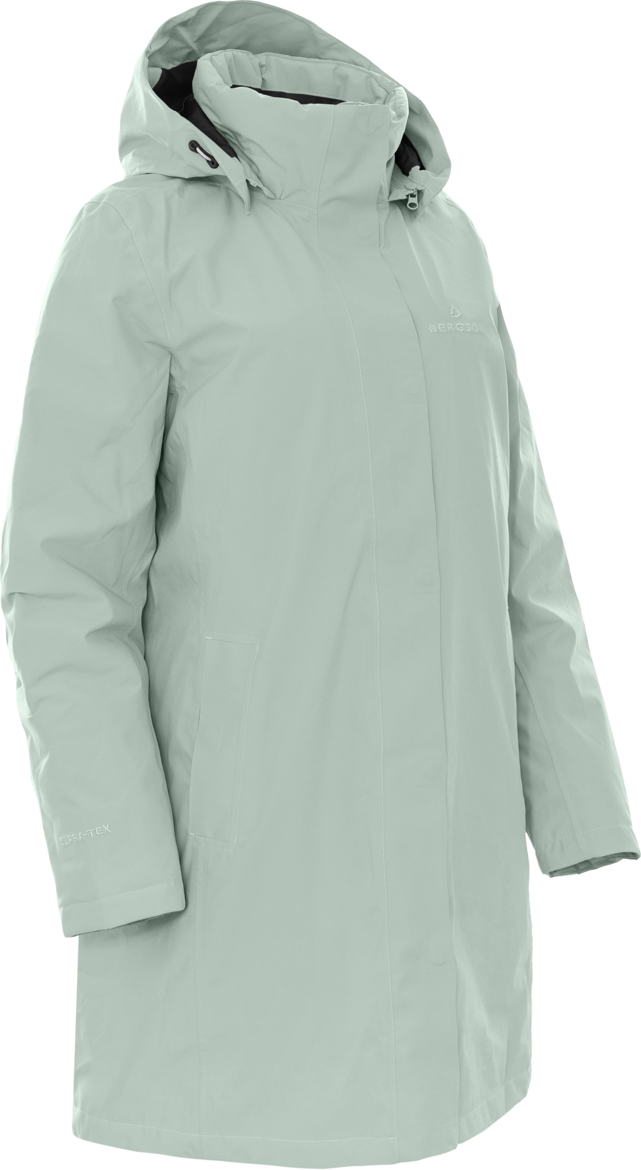 Bergson Winterjacke KITTILÄ Damen Wintermantel, warm wattiert, 20000 mm Wassersäule, Стандартные размеры