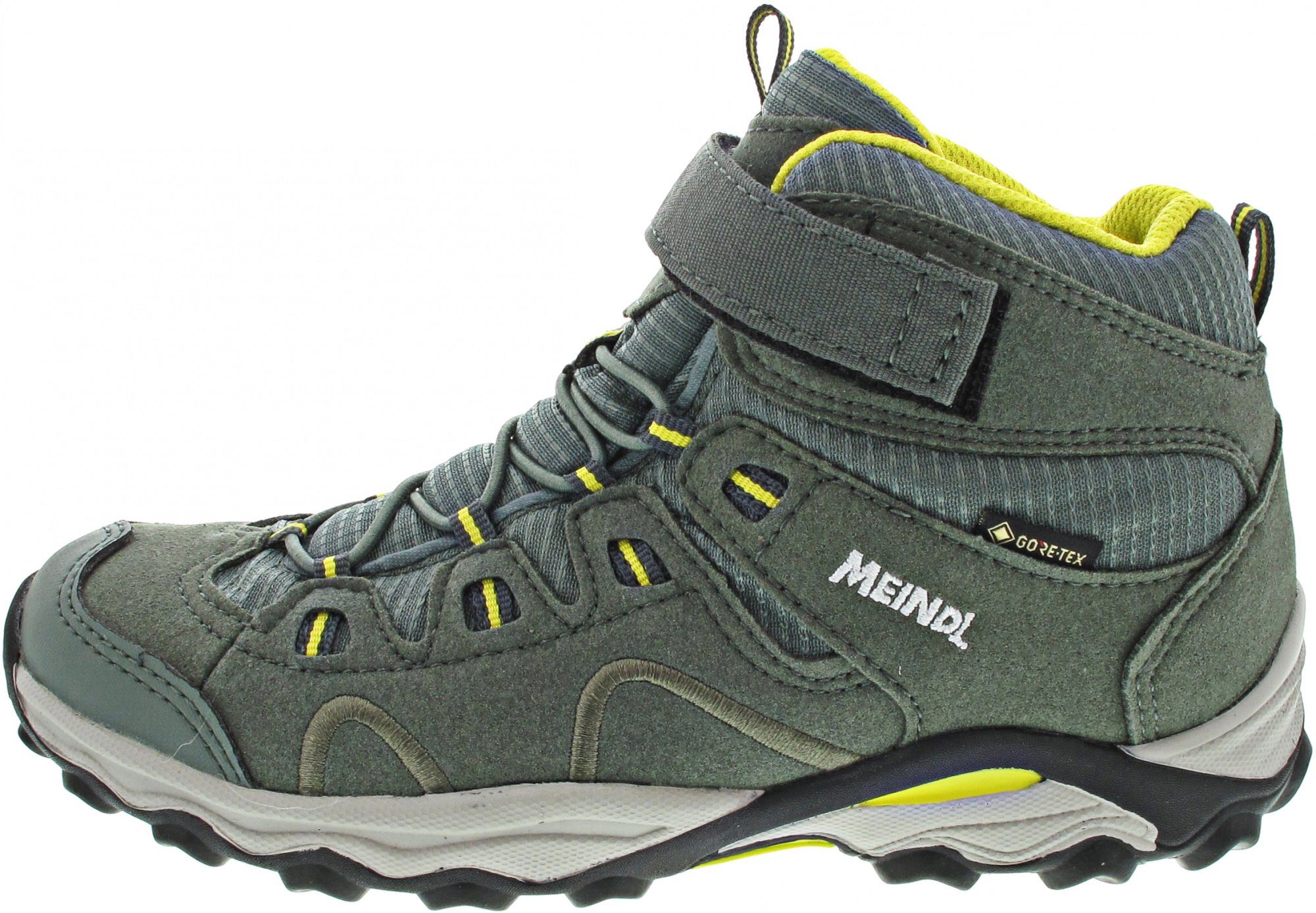 Meindl Lucca J. Mid GTX Schnürstiefel wasserdicht, GoreTex, atmungsaktiv schilf/gelb