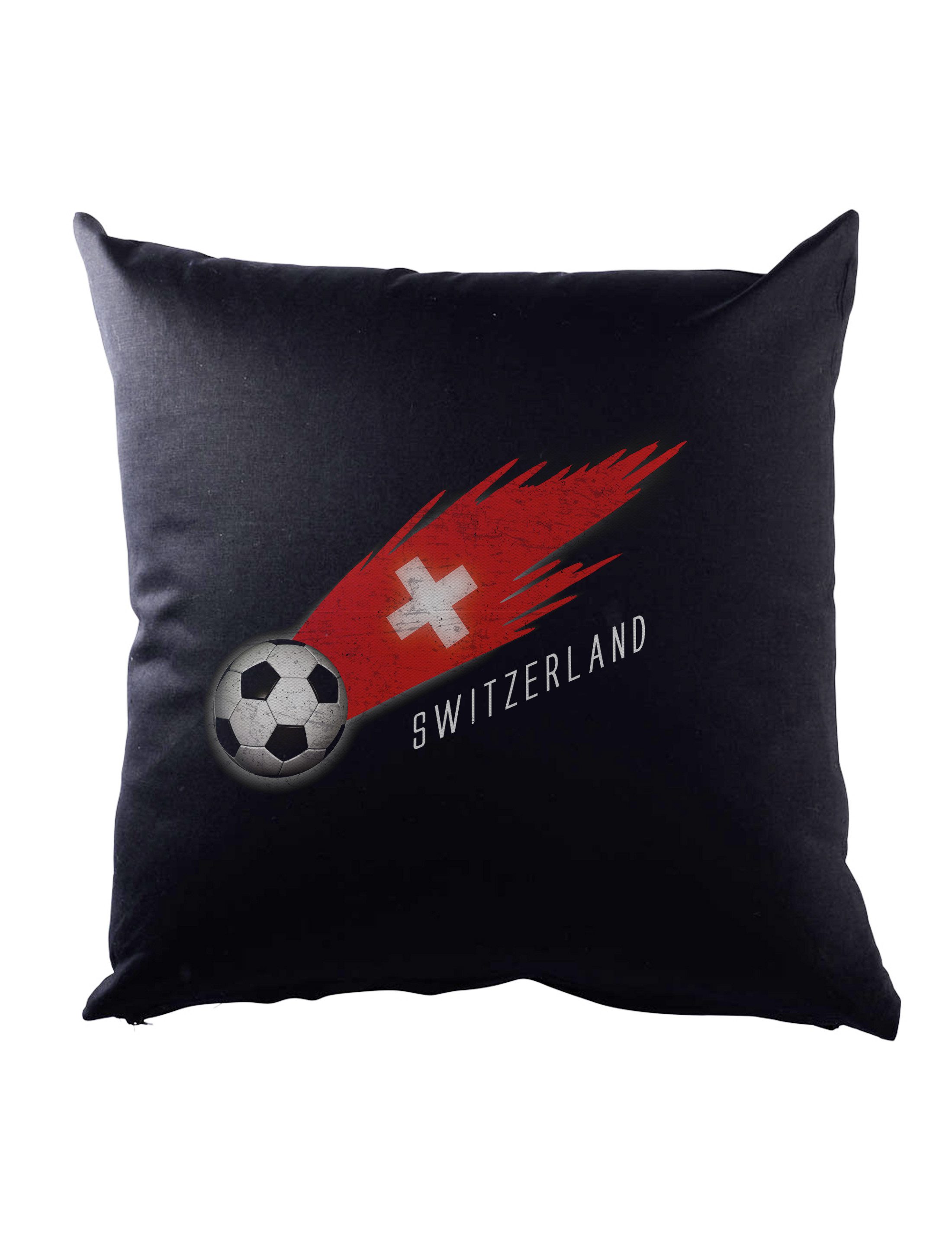 Urban Backwoods Dekokissen Switzerland Football Comet I Dekokissen Schweiz Schweizer Swiss, Fußball Fahne Fussball Komet