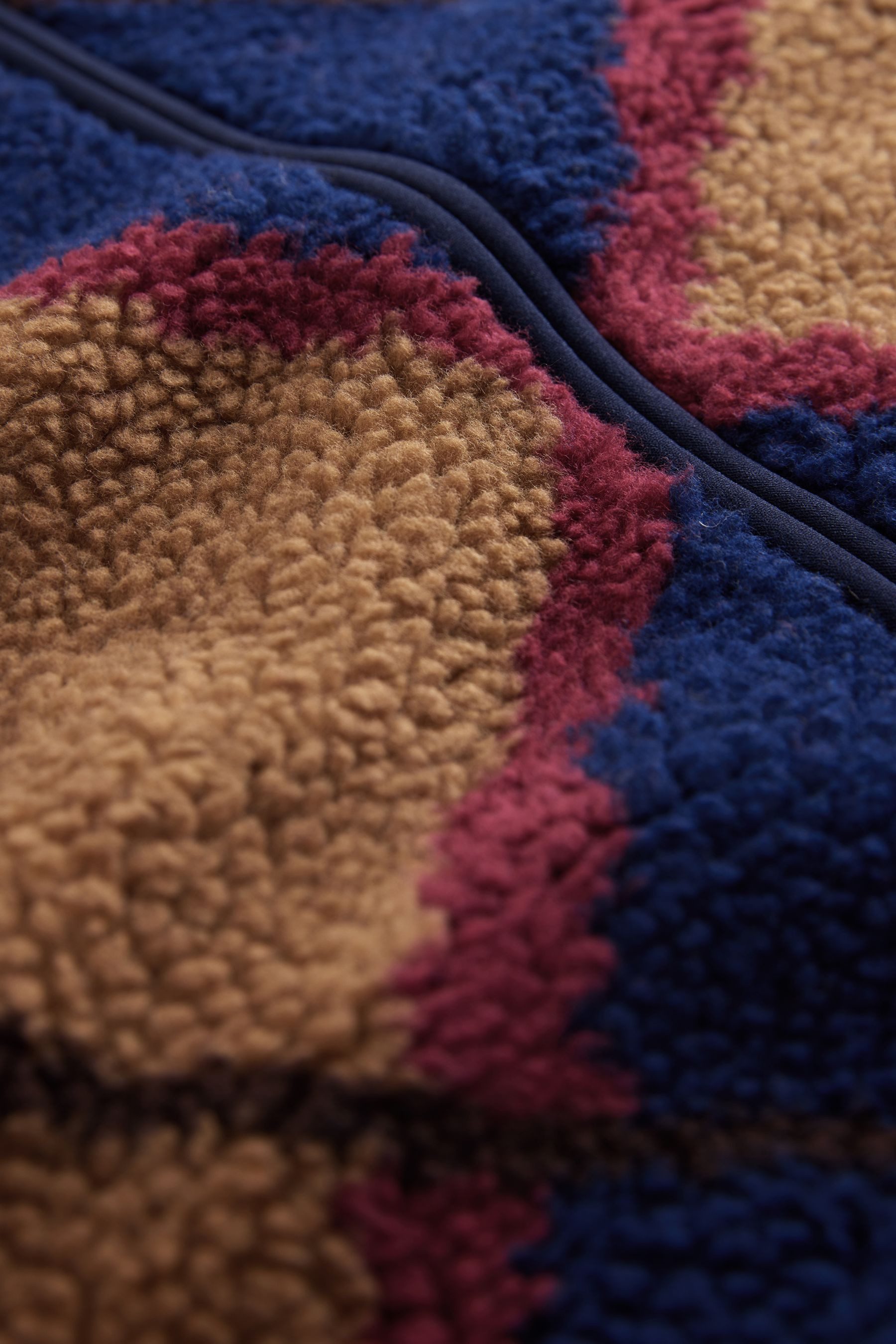 Next Fleecejacke Bedruckte Fleecejacke mit Reißverschluss (1-St) günstig online kaufen