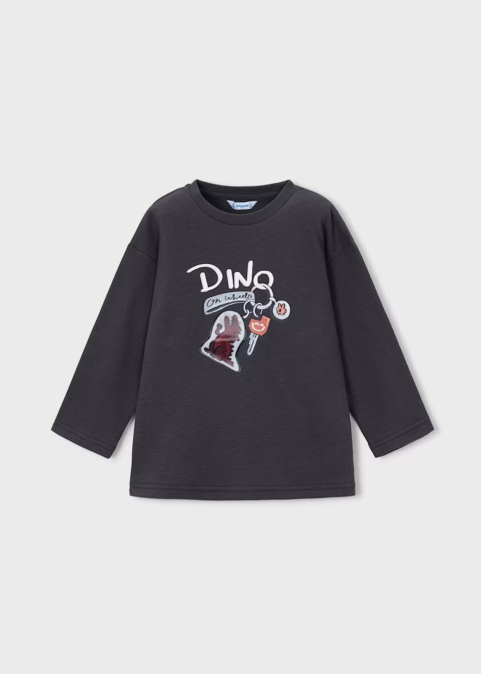 Mayoral Langarmshirt Interaktives Langarmshirt für Jungen – Schiefer (401016)