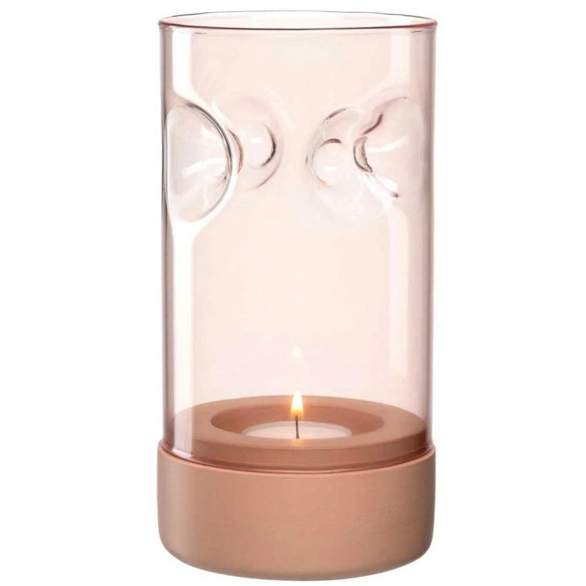 LEONARDO Kerzenhalter Leonardo Tischlicht Sole Apricot (19 cm)