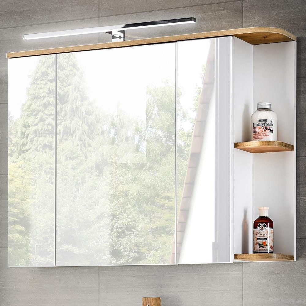 Lomadox Spiegelschrank CAMPOS-56 Badezimmer mit LED, günstig online kaufen