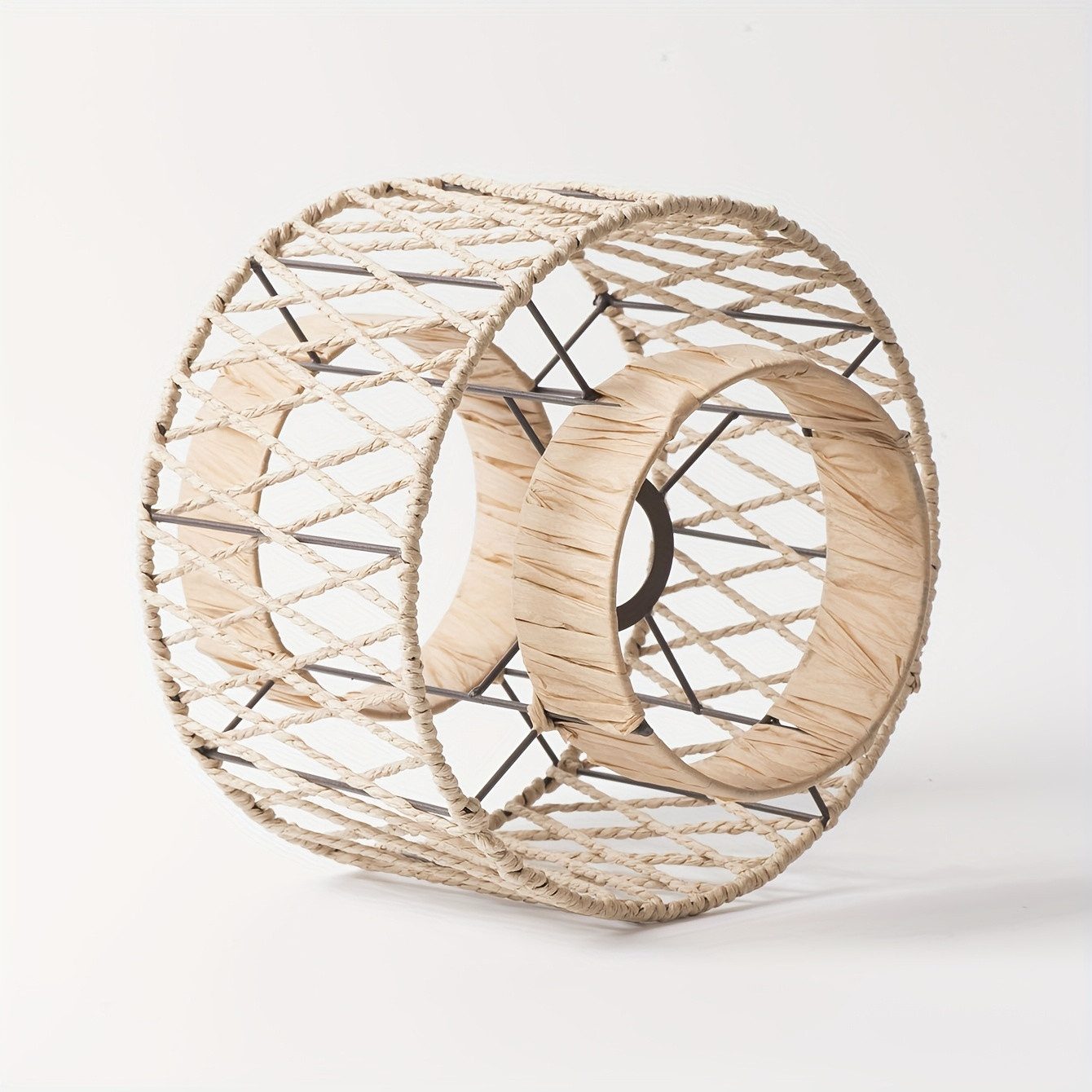 JDONG Pendelleuchte Lampenschirm Rattan 25cm Handgefertigte günstig online kaufen