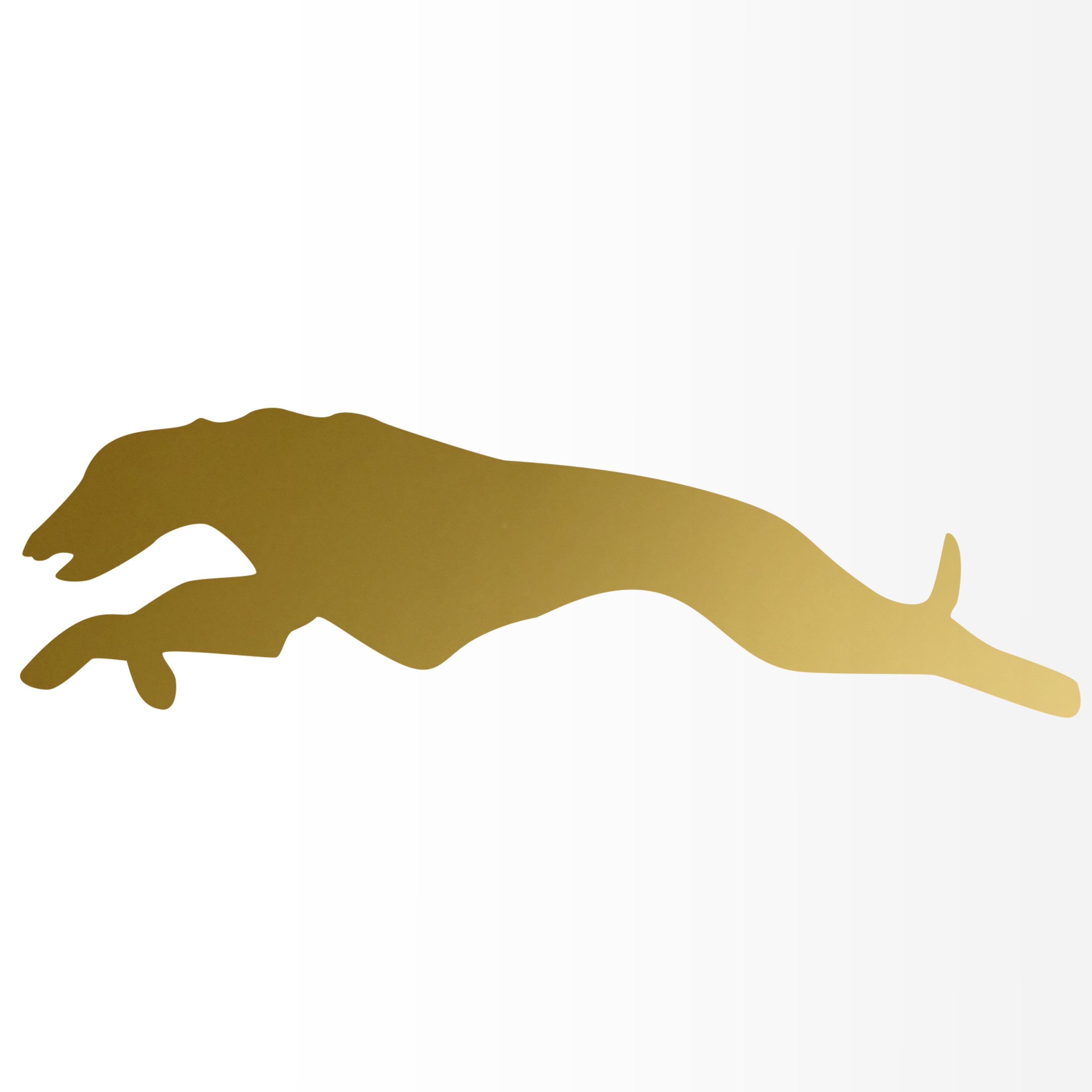 Nomiro Aufkleber Greyhound Run 149 x 40 mm, (1tlg), konturgeschnitten, ohne Hintergrund