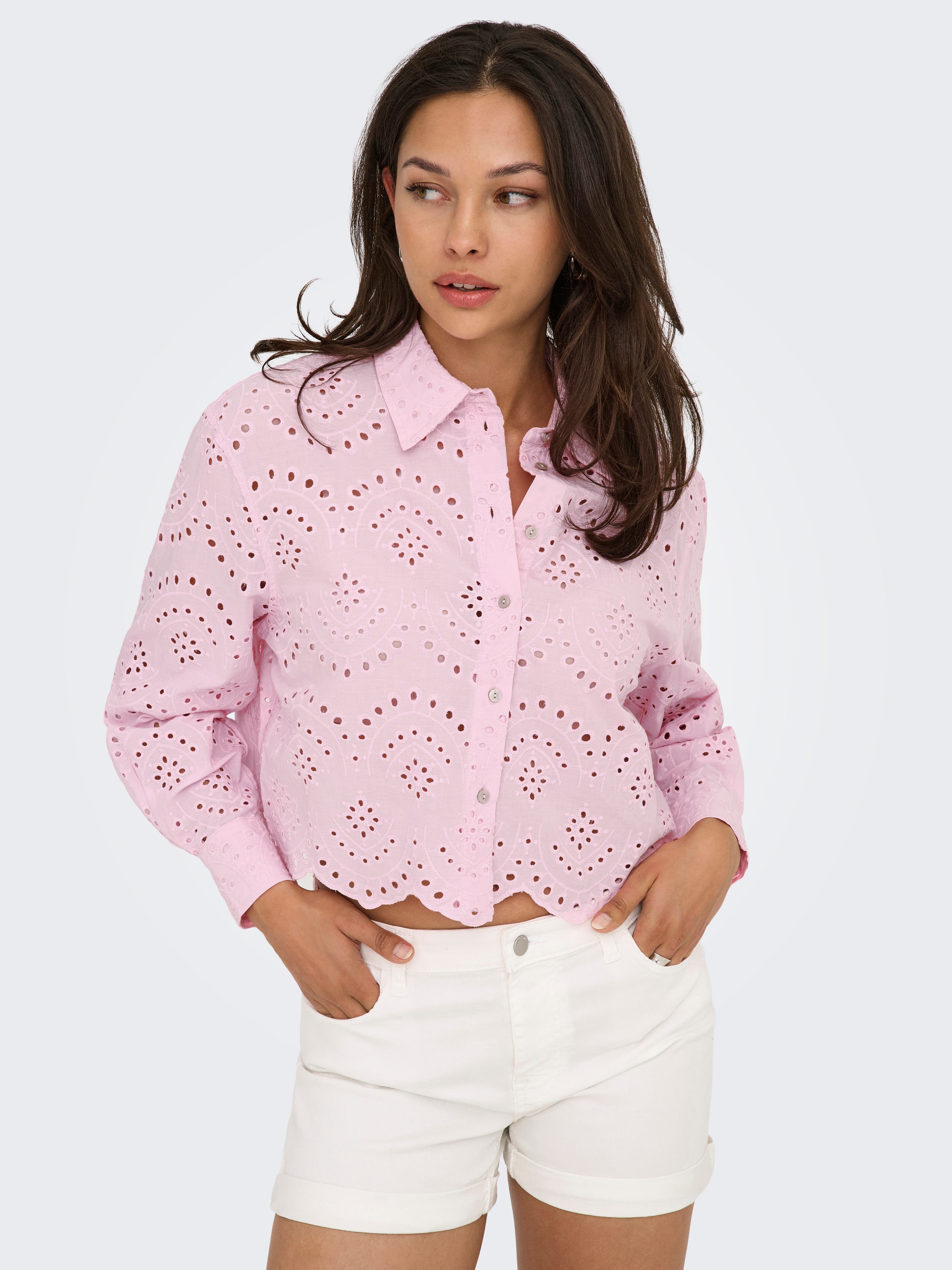 ONLY Langarmbluse ONLVALAIS L/S SHIRT WVN NOOS