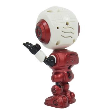 Kögler Actionfigur Die Cast Roboter mit Sound und Licht & Laberfunktion 12 x 5,5 cm rot