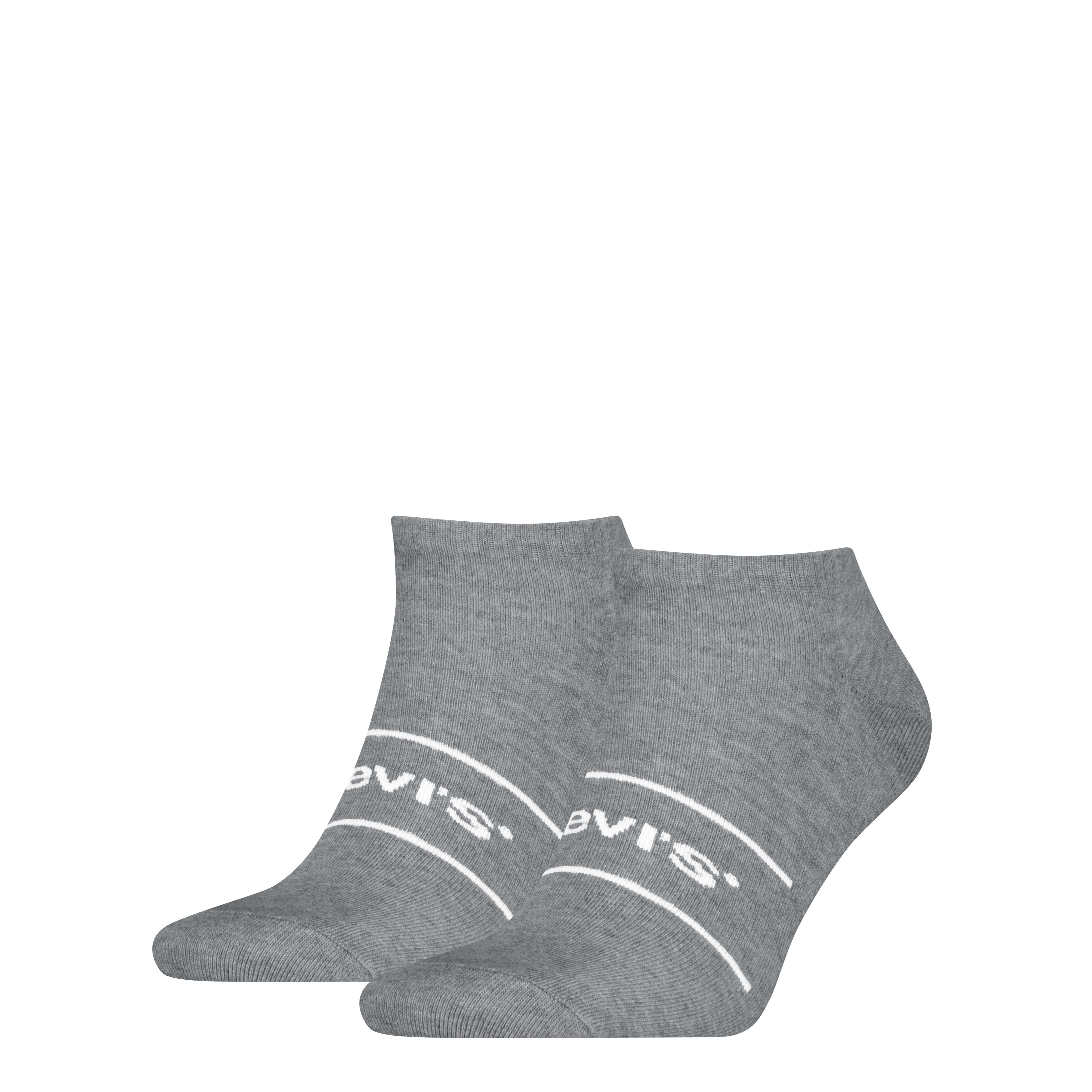 Levi's® Sneakersocken LEVIS LOW CUT SPORT (2 Paar) für Damen und Herren, Cotton-Mix, modisch, elastisch