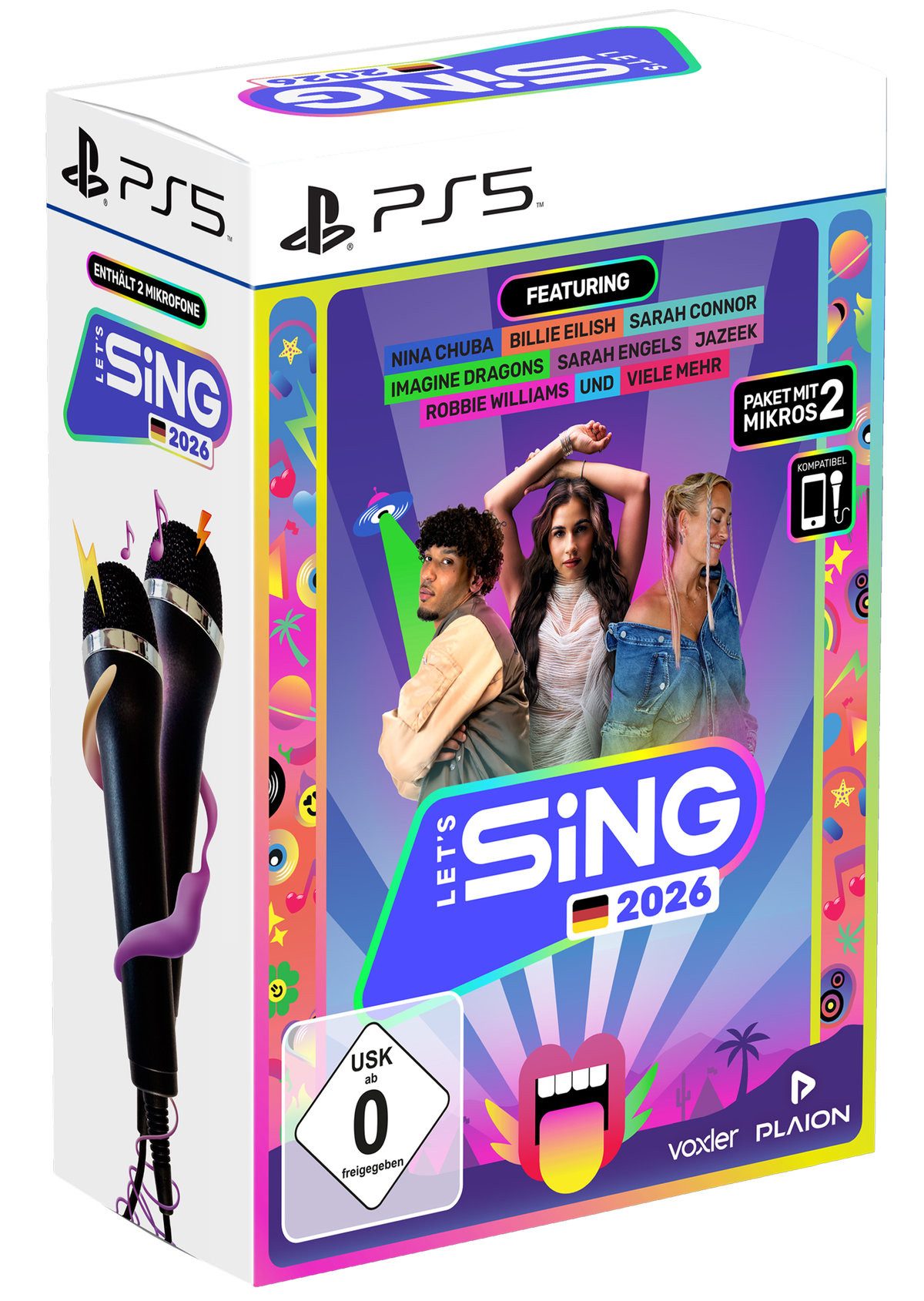 Let's Sing 2026 + 2 Mikrofone, Playstation 5