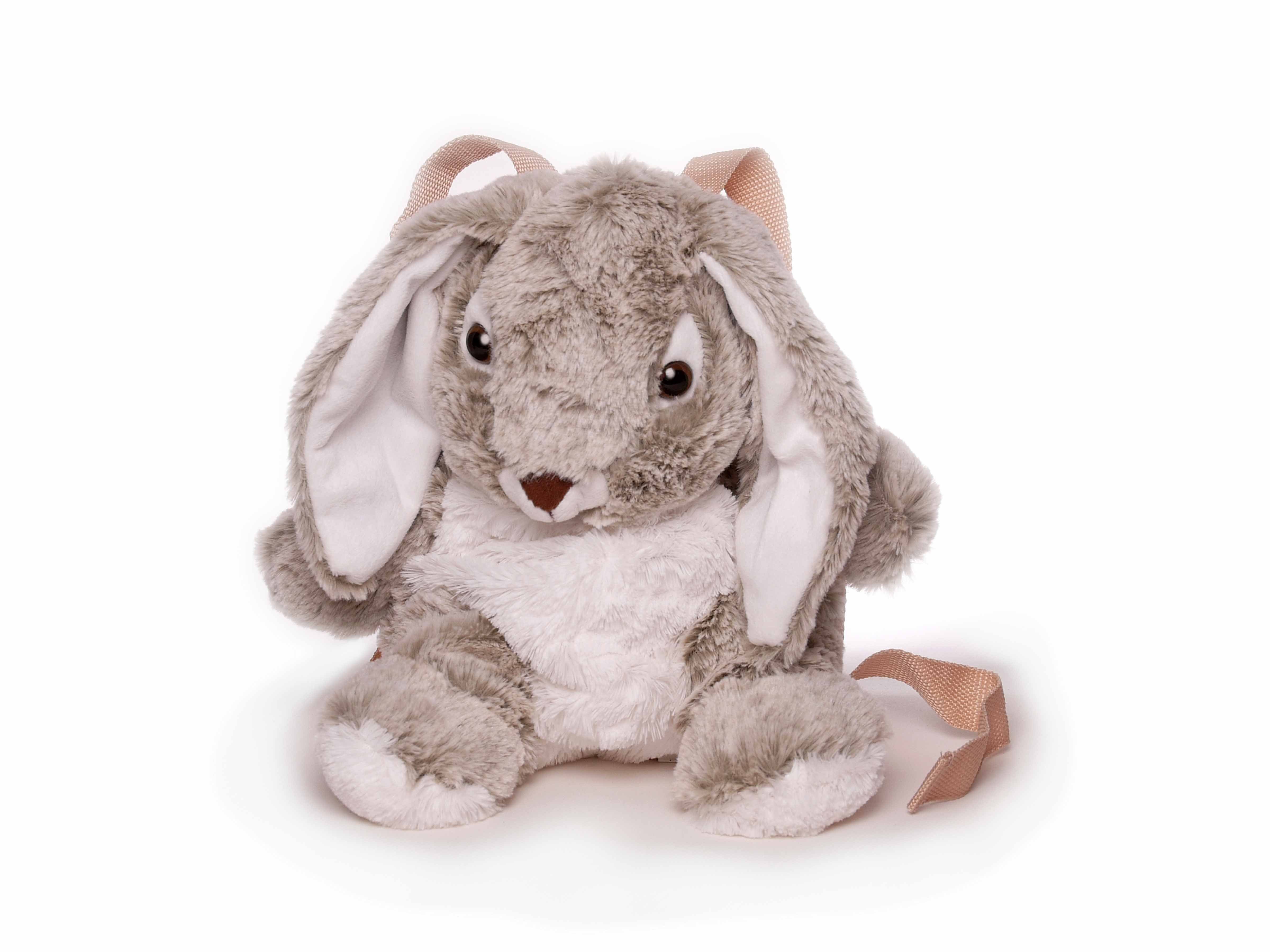 inware Kinderrucksack Inware Hasenrucksack 35 cm grau für Kinder