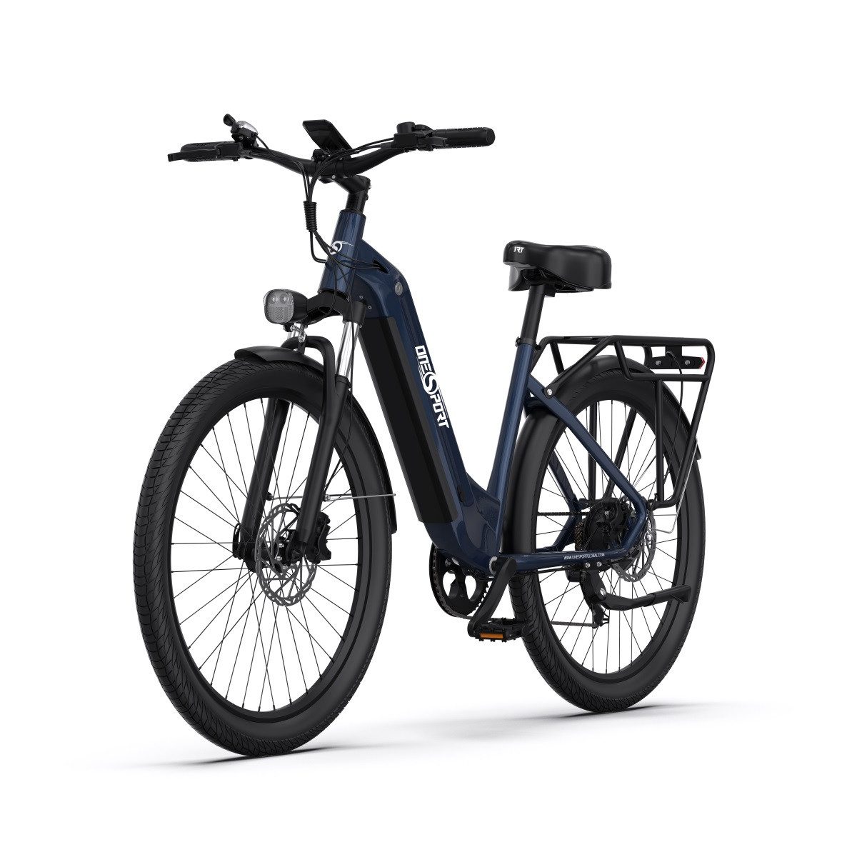 Onesport E-Bike OT05, 27,5" Elektrofahrrad, 250W Motor, intuitivem LCD, bis zu 120km, 7 Gang Shimano, Heckmotor, 655 Wh AKKU