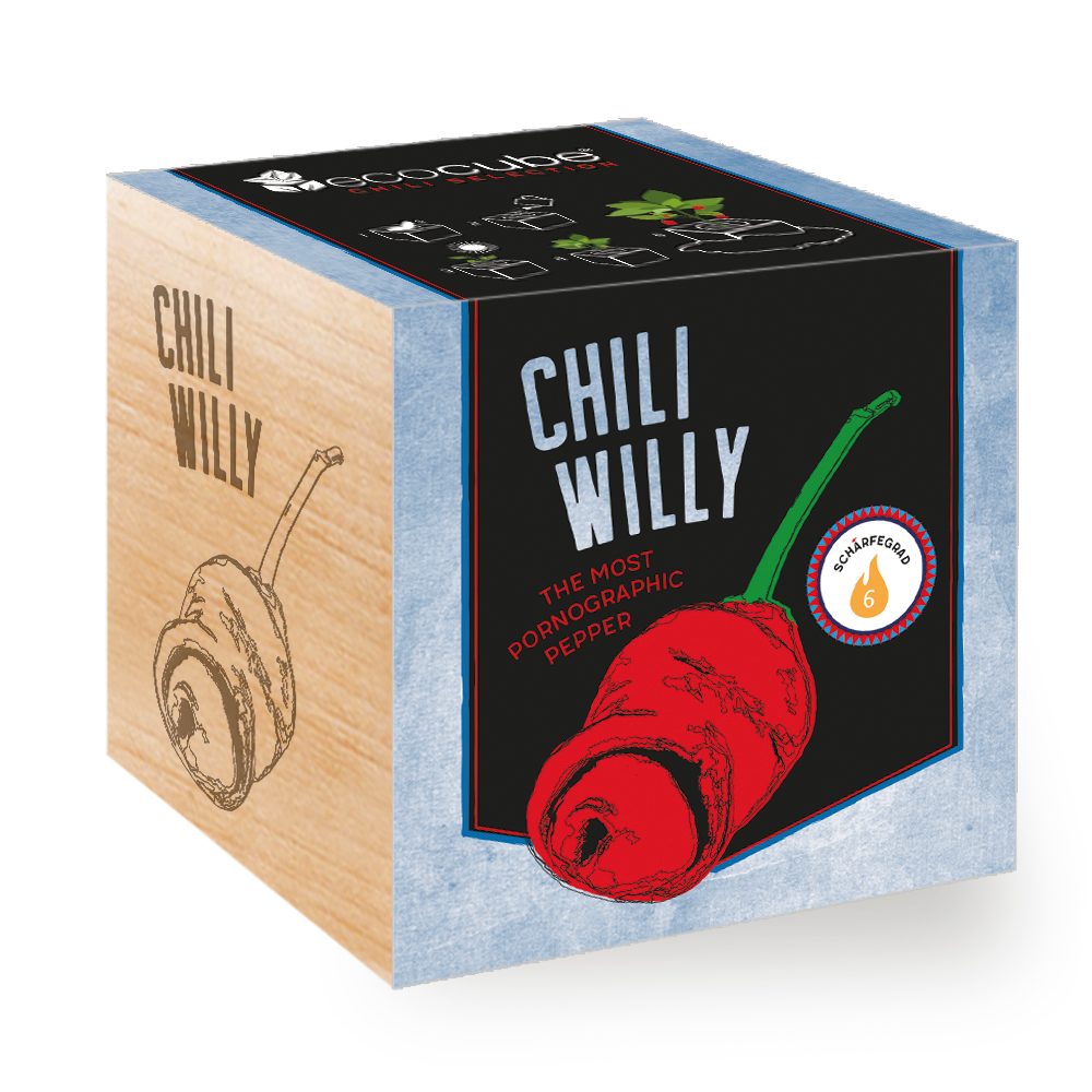 Feel Green Gartenpflege-Set Ecocube Chili Willy von Feel Green, Nachhaltige Geschenkidee