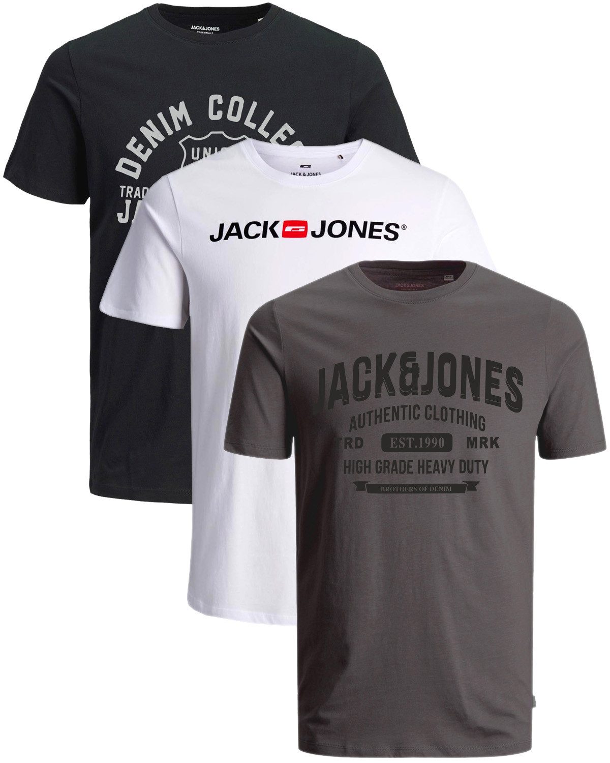 Jack & Jones Print-Shirt Bequemes Slimfit günstig online kaufen