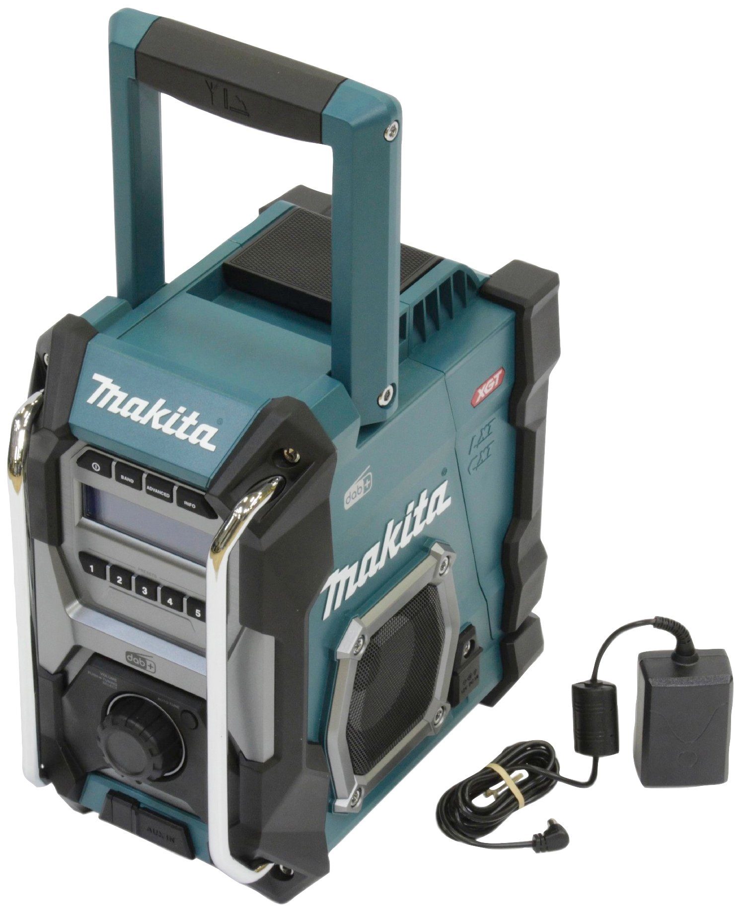 Makita MR003GZ Baustellenradio (Digitalradio (DAB), mit Netzteil, ohne Akku und Ladegerät)