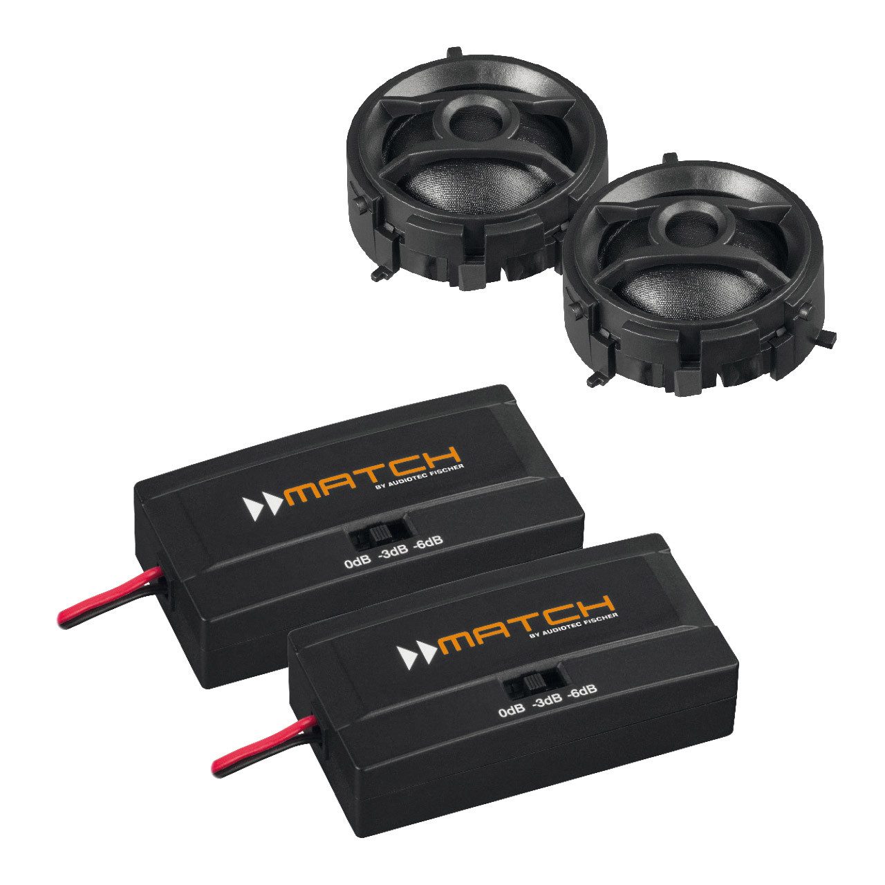Match UP T1MB-FRT, Hochtöner Upgrade Kit für Mercedes-Fahrzeuge Auto-Lautsprecher (60 W)