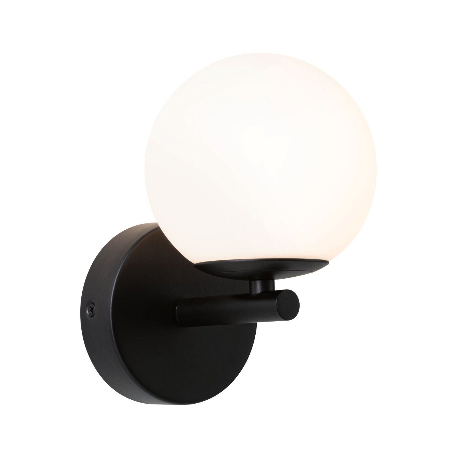 Paulmann LED Wandleuchte Selection Bathroom Gove IP44 5W 3000K Satin, Glas/Metall, LED fest integriert, Warmweiß