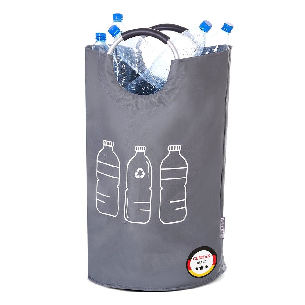 WELLENBORG Flaschensammler Flaschenpfandtasche Korb mit Griff, Flaschensamm günstig online kaufen