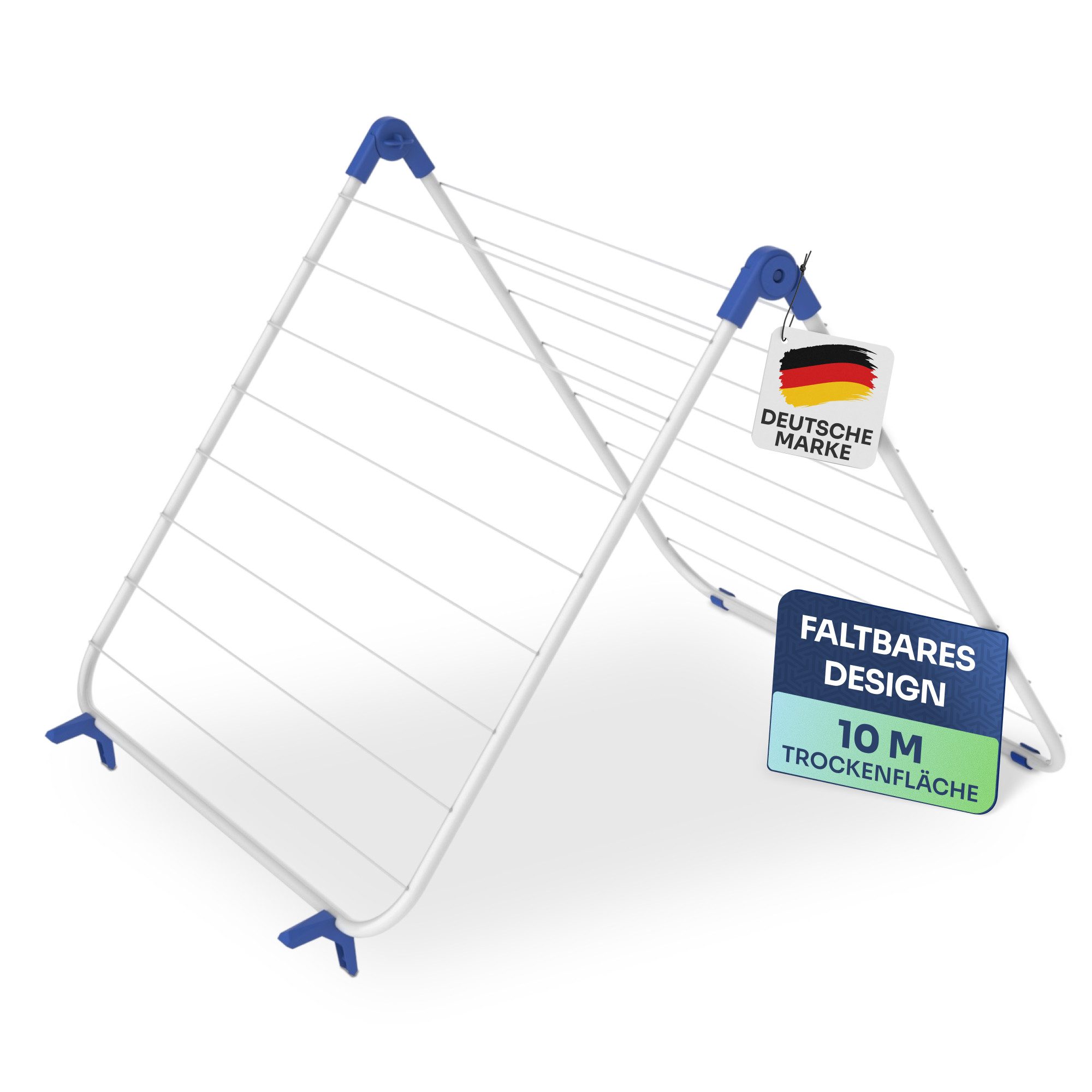 Gardissimo Badewannen-Wäscheständer Tumby 10 m Trockenlänge Badewannen Wäschetrockner, klappbar / stufenlos verstellbar