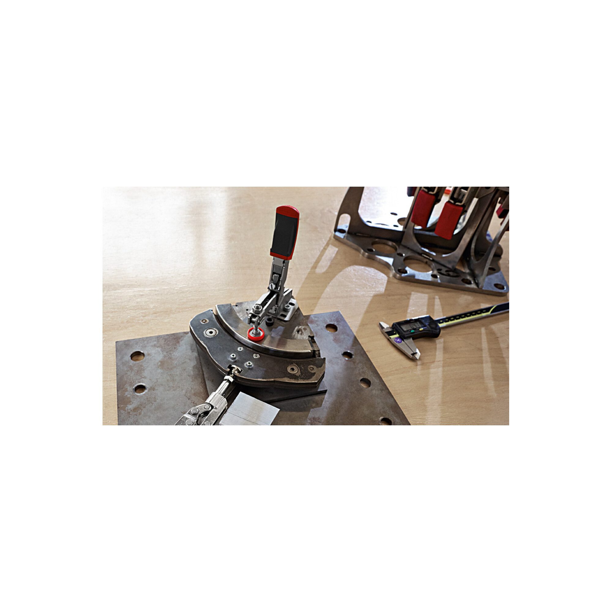 Bessey Schraubstock Bessey Senkrechtspanner mit offenem Arm STC-VH Spannweite 40 mm