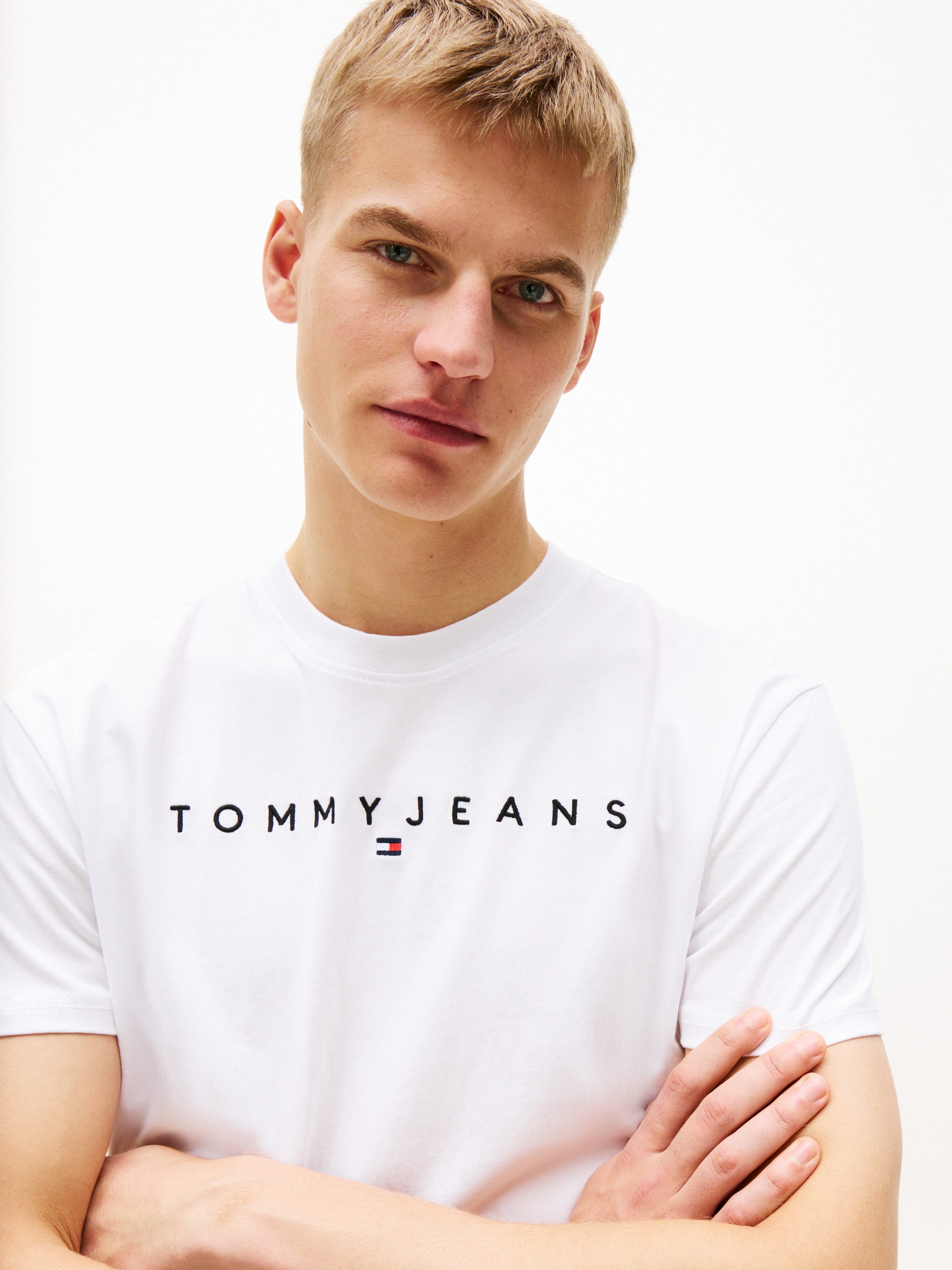 Tommy Jeans T-Shirt TJM REG LINEAR LOGO TEE EXT günstig online kaufen