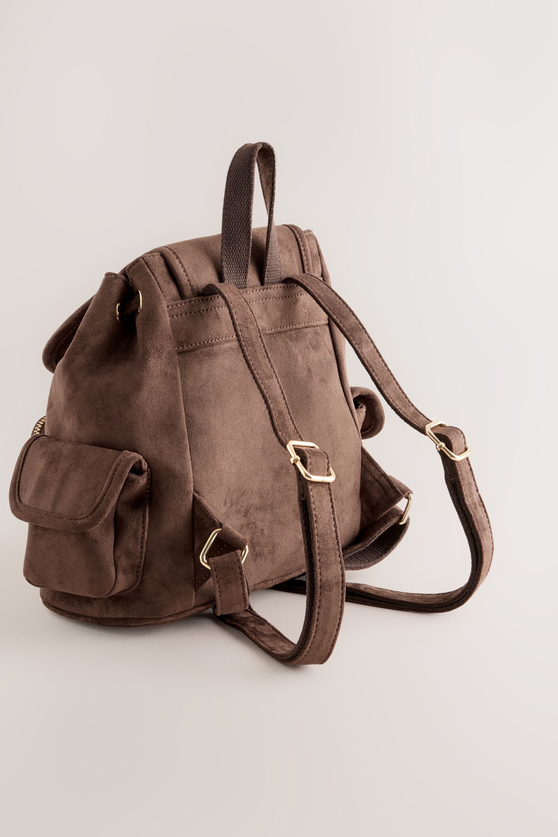 Next Rucksack Kleine Rucksack-Tasche aus Kunstveloursleder (1-tlg)