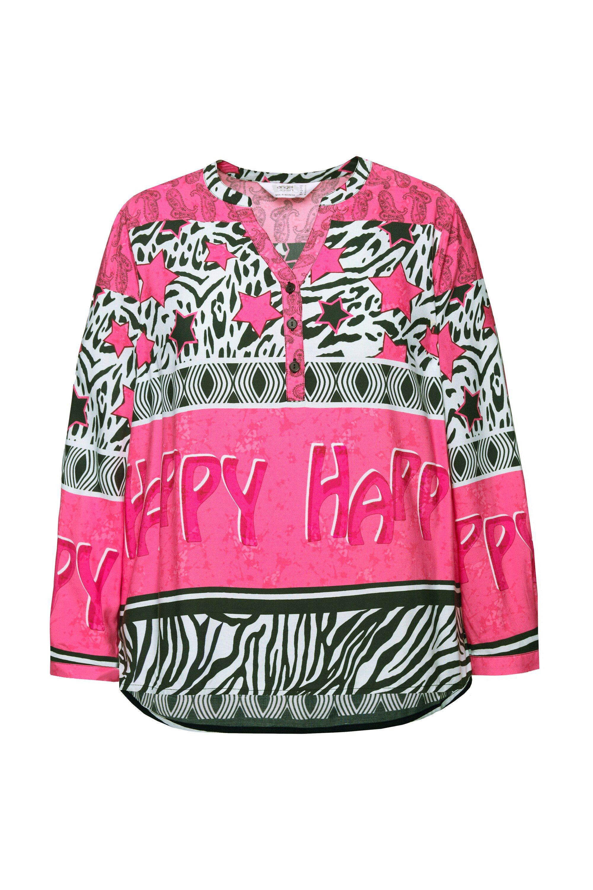 Angel of Style Satinbluse Bluse A-Linie günstig online kaufen