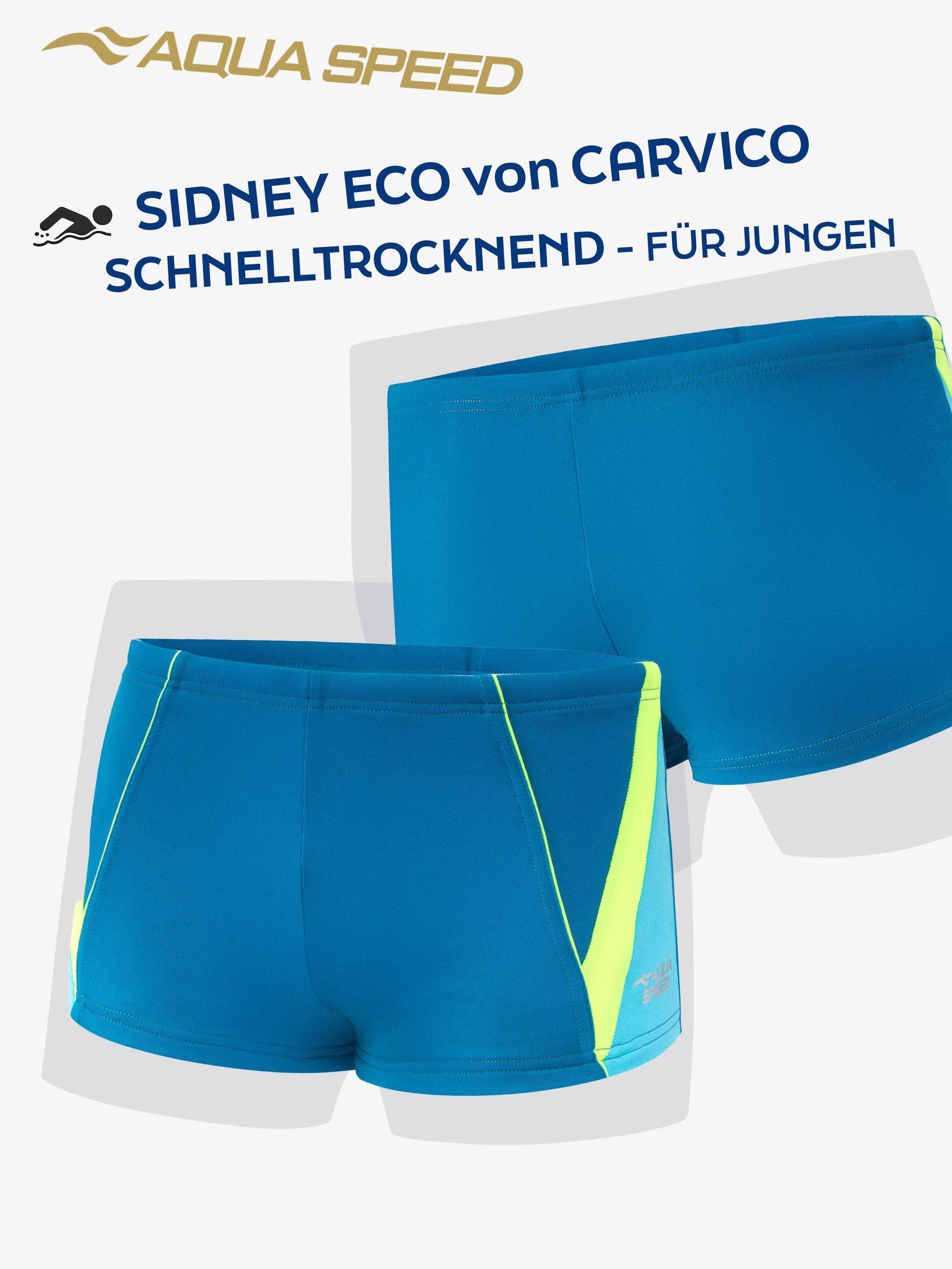 Aqua Speed Badehose Jungen Kinder Badehose Schwimmhose Modern Kordelzug 140-158 cm (Einzelartikel) Chlorresistent, Perfekte Passform, Schwimmtraining & Freizeit – Bild 3 von 5