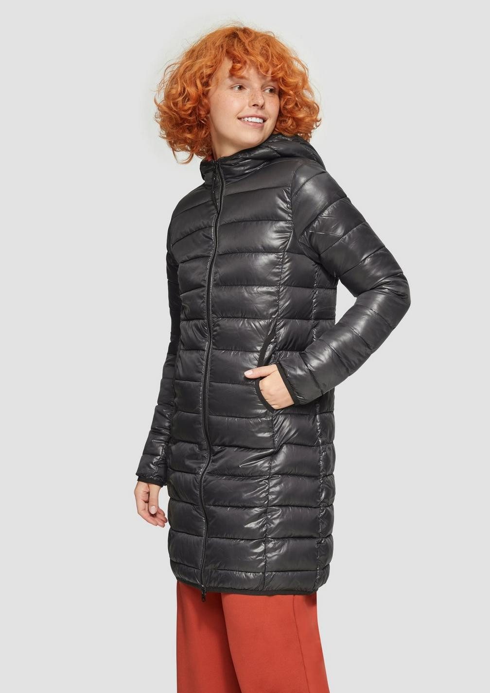 QS Steppmantel Steppmantel (1-tlg) mit Kapuze, leicht und stylisch günstig online kaufen