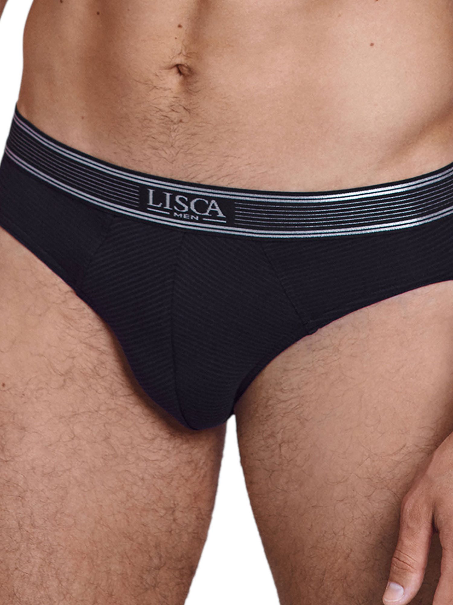 Lisca Slip 4er Pack Herren Slip Zeus (Packung, 4-St) Cotton Modalmix, hautfreundlich, besonders weich, seidig glänzend