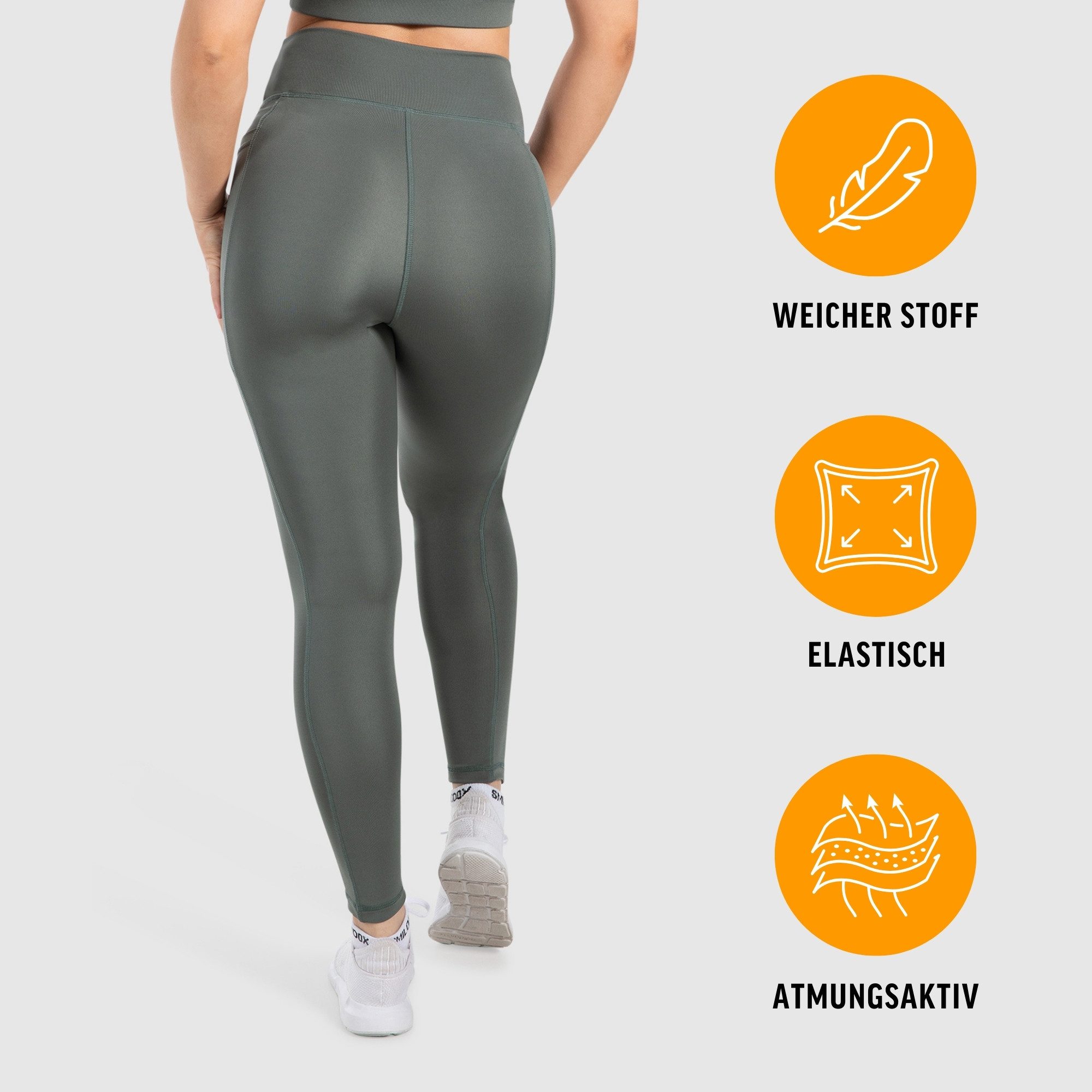 Smilodox Leggings SoftFeel Leticia, High Waist Yogahose mit seitlichen Tasc günstig online kaufen