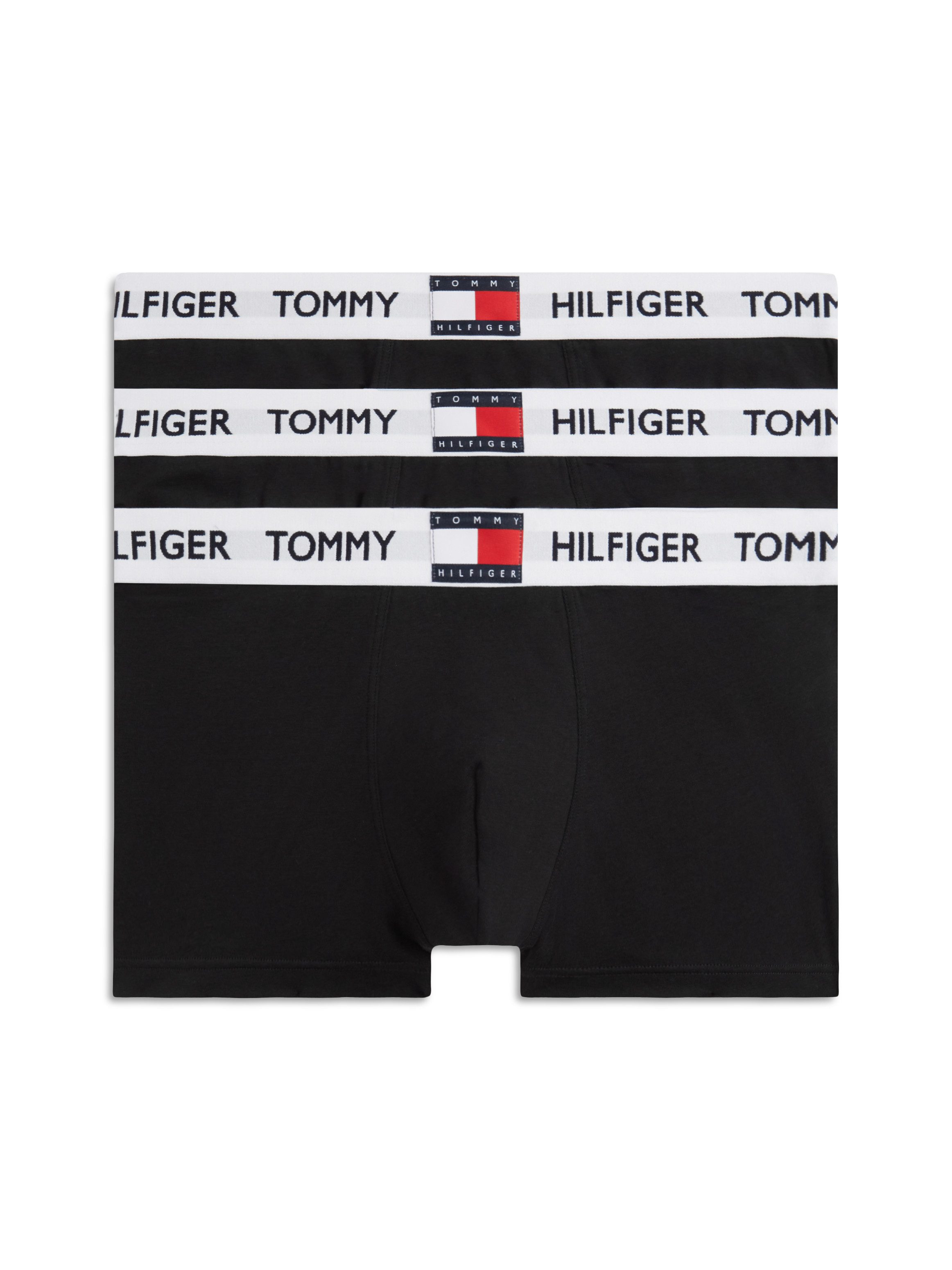 Tommy Hilfiger Underwear Trunk (3-St) Körpernahe Passform mit elastischem Bund