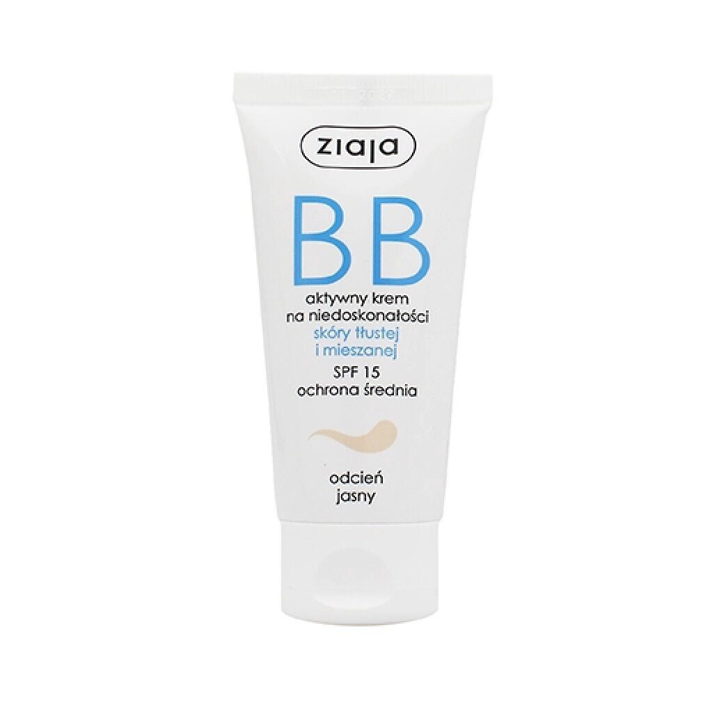 Ziaja Getönte Gesichtscreme BB Cream Oily and Mixed Haut Light50ml SPF15 BB Cream for Women