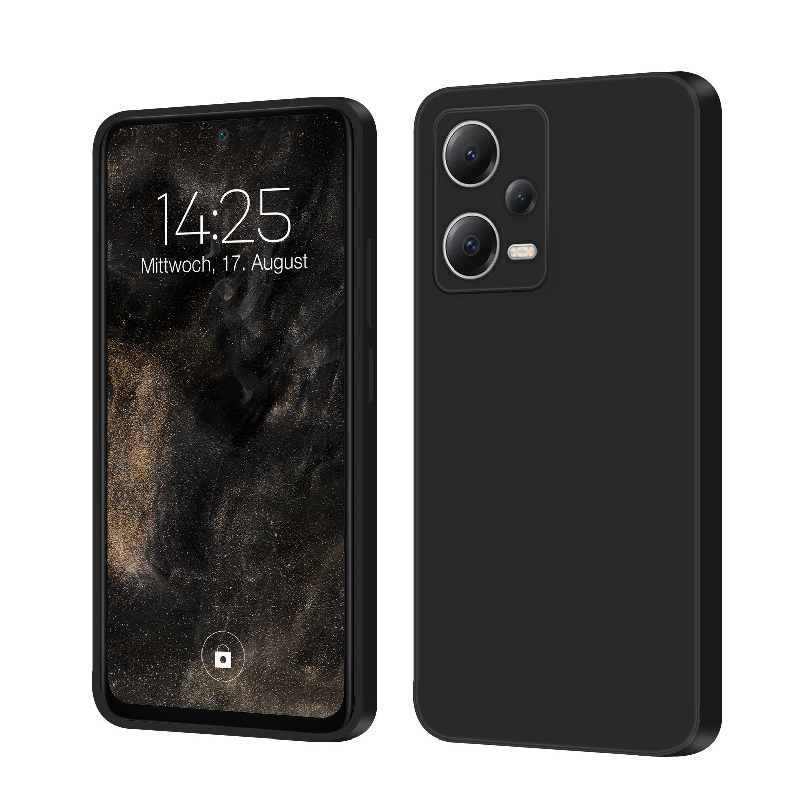 Tec-Expert Handyhülle SoftGrip Cover Hülle für Xiaomi Redmi Note 12 Pro+ 5G, Handy Case Bumper integrierter Kameraschutz flexibel
