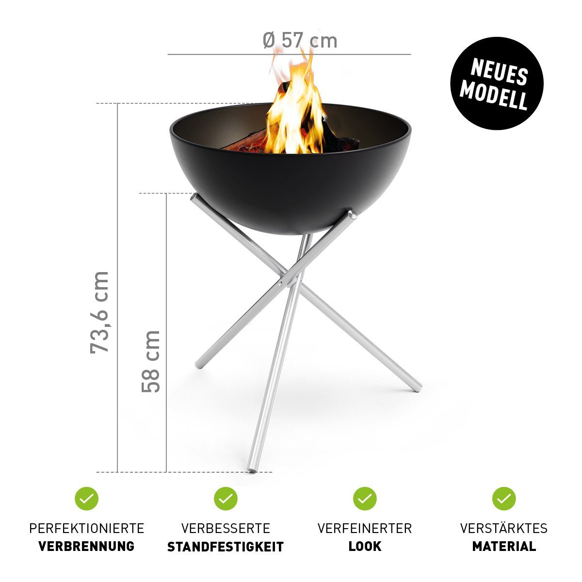 höfats Feuerkorb BOWL 57, 70 Feuerschale, günstig online kaufen