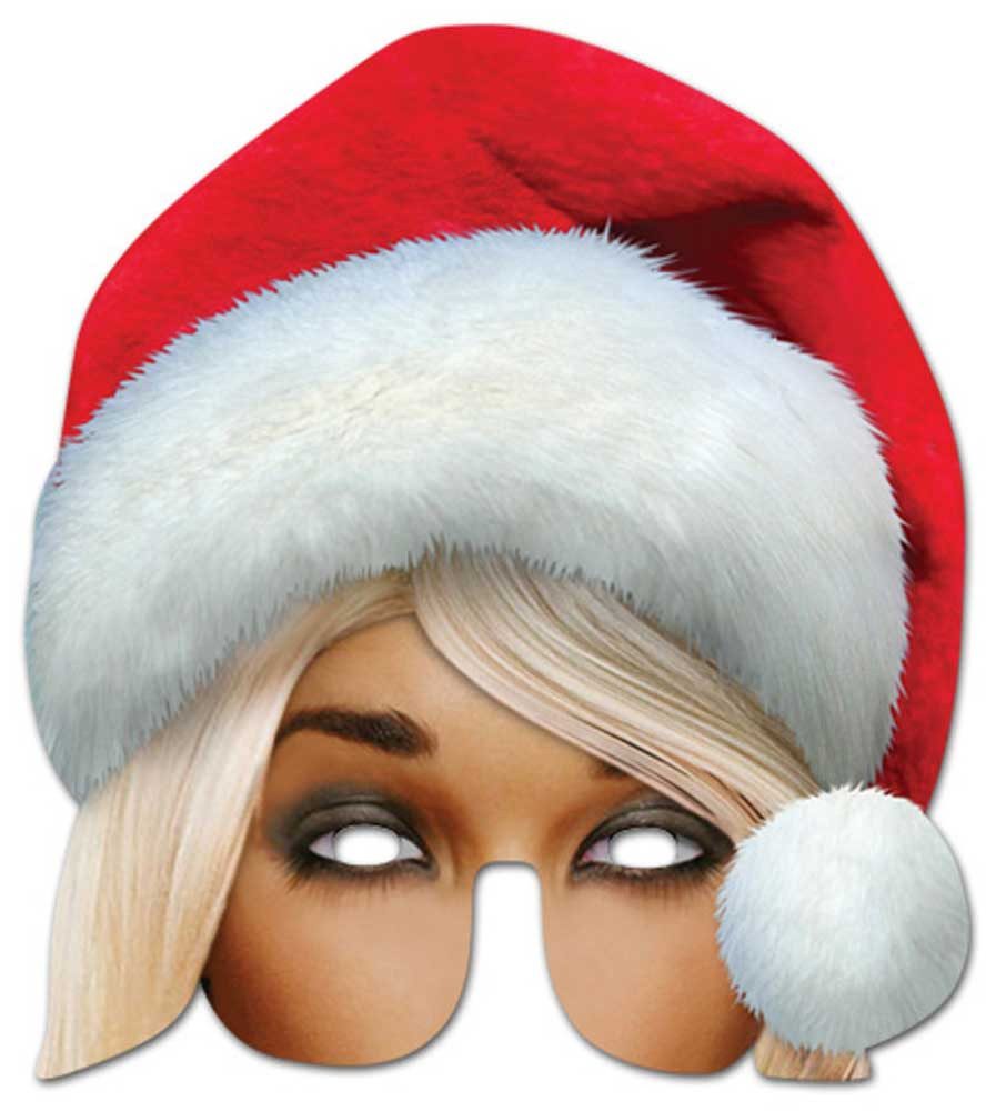 Verkleidungsmaske Mrs Claus - Masken - Promi Maske