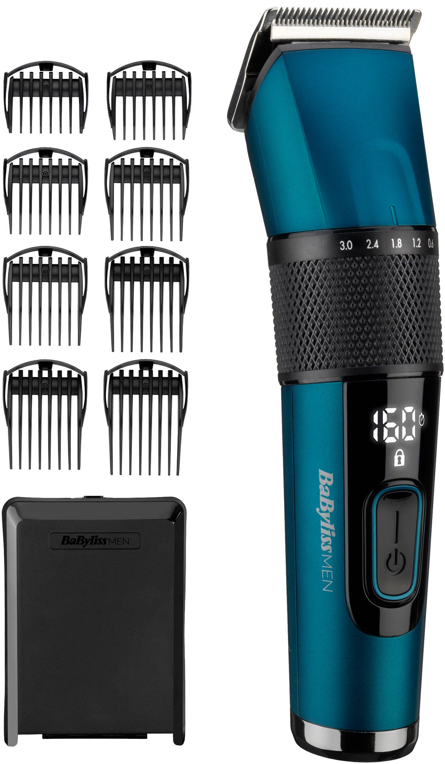 BaByliss Haarschneider E990E MEN Japanese Steel, mit digitaler Anzeige