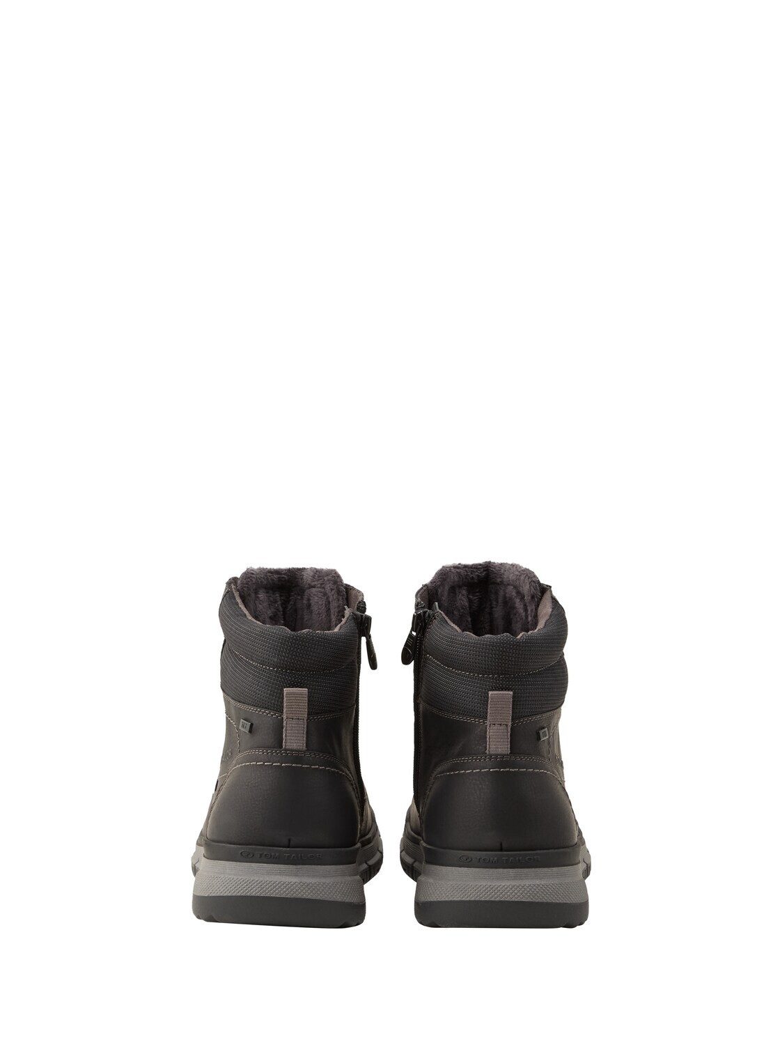 TOM TAILOR Gefütterte Kunstleder Stiefeletten Winterstiefel günstig online kaufen