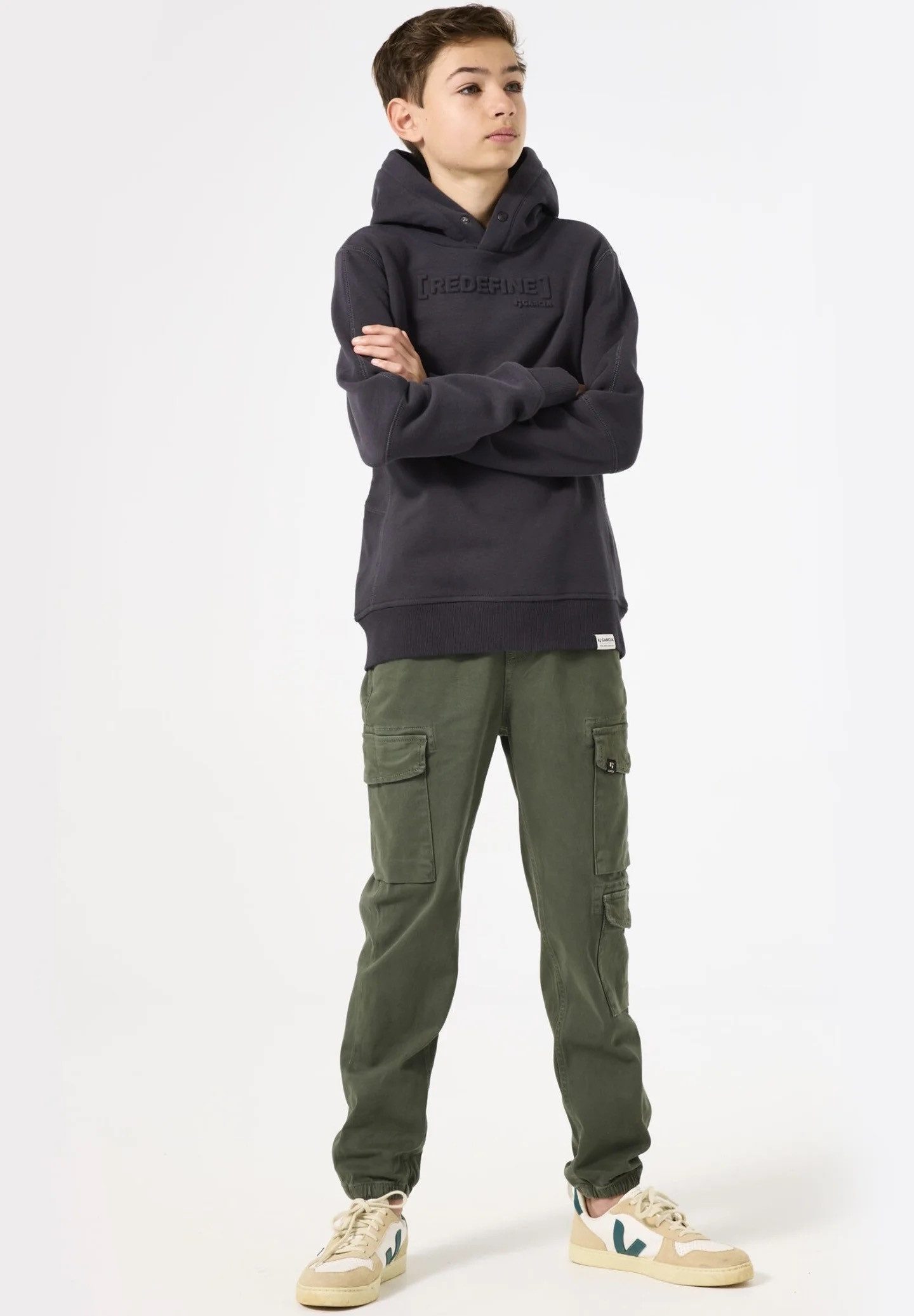 Garcia Kapuzensweatshirt Hoodie mit Prägung (T43667-2884) günstig online kaufen