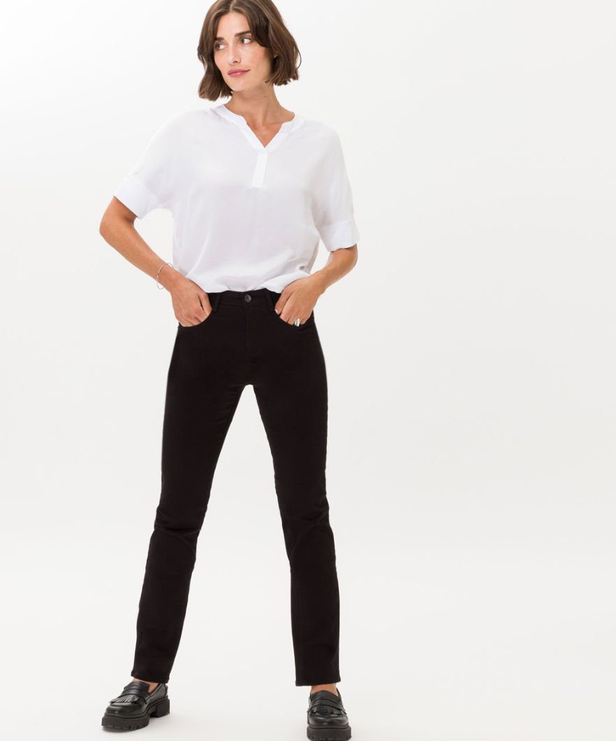 CAROLA Brax 5-Pocket-Jeans Style schwarz