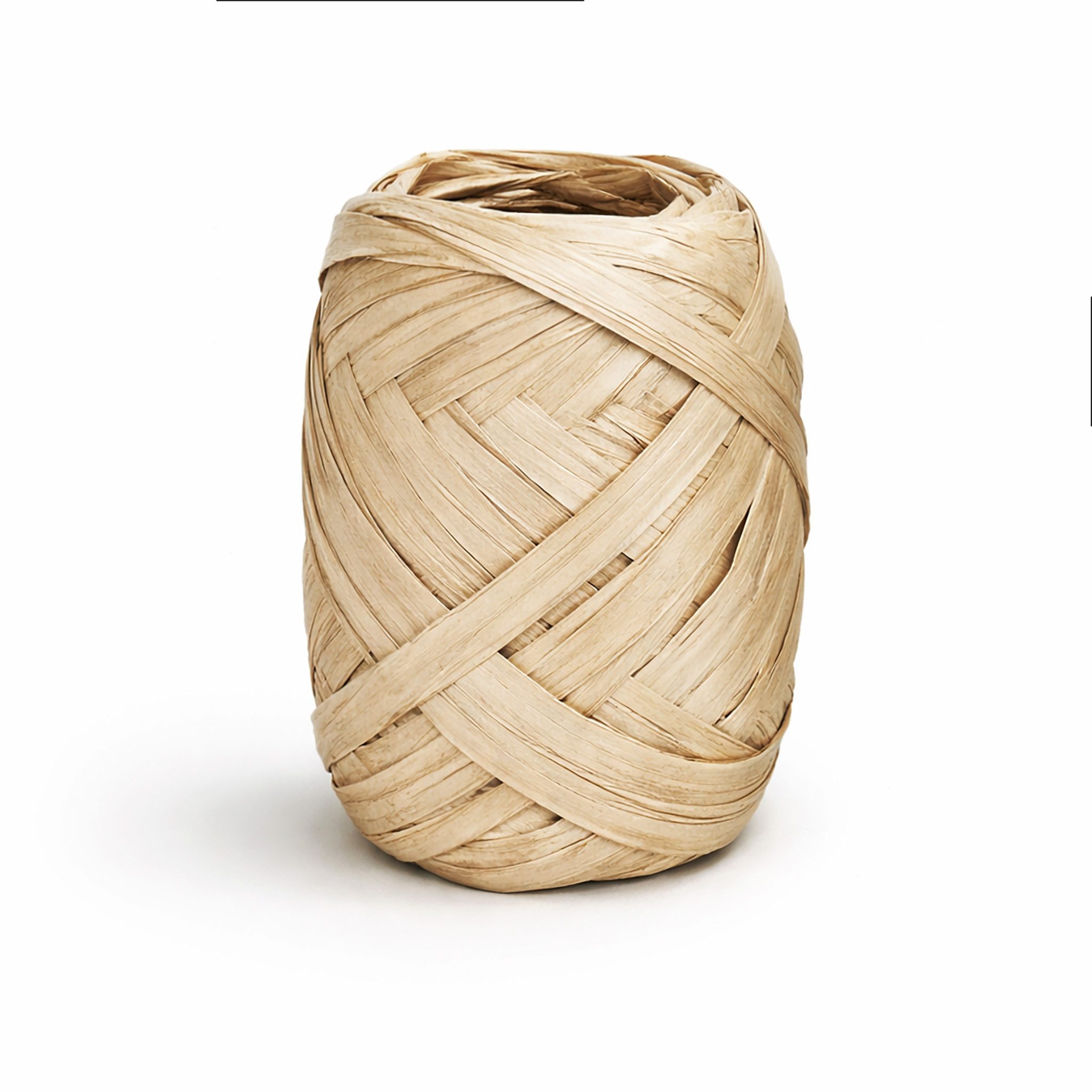Creativery Bastelband, Papierband Raffiabast 20m Rolle Natur / Beige