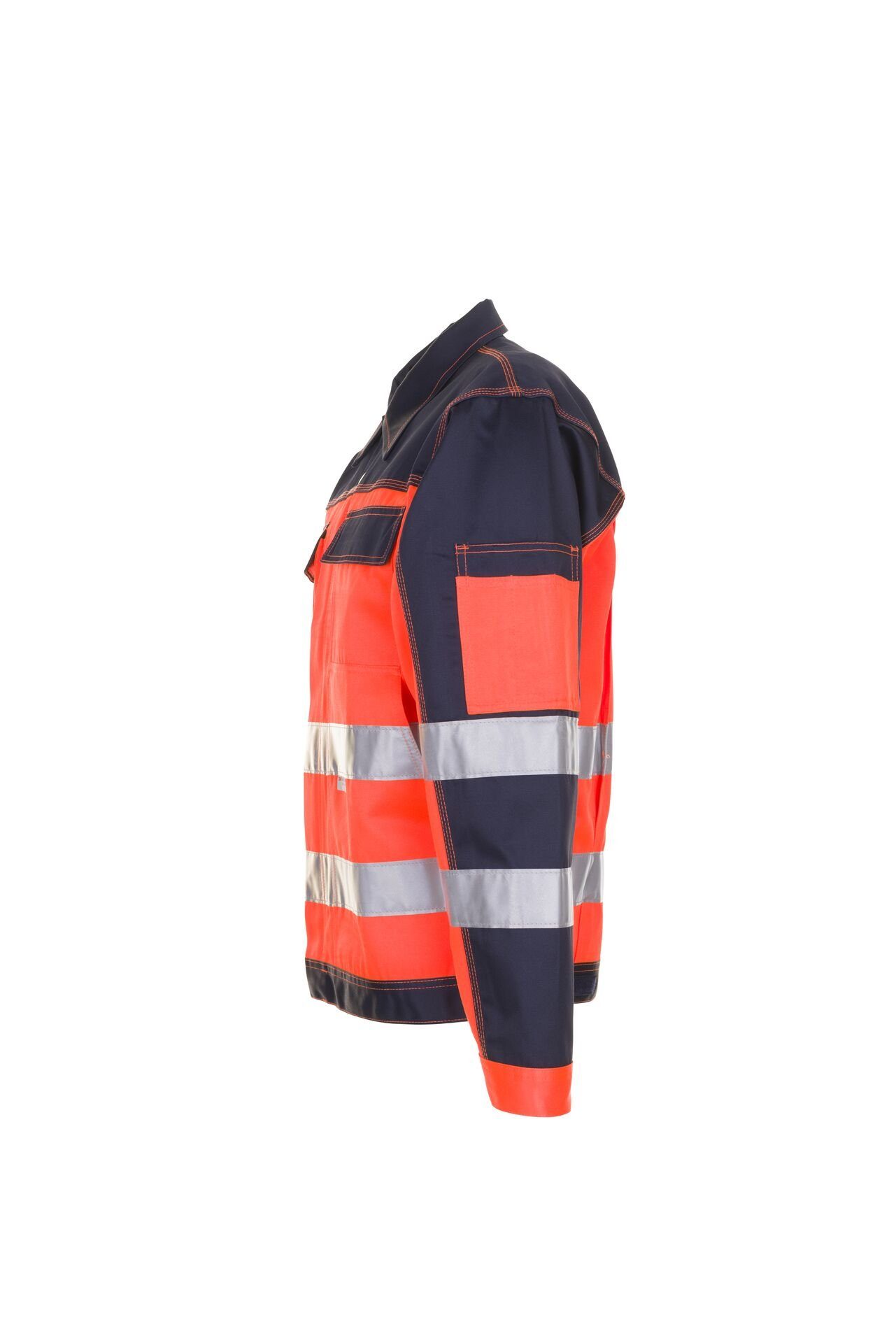 Planam (1-tlg) orange/marine Arbeitshose Größe Warnschutz Bundjacke 54