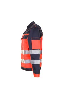 Planam Arbeitshose Bundjacke Warnschutz orange/marine Größe 64 (1-tlg)