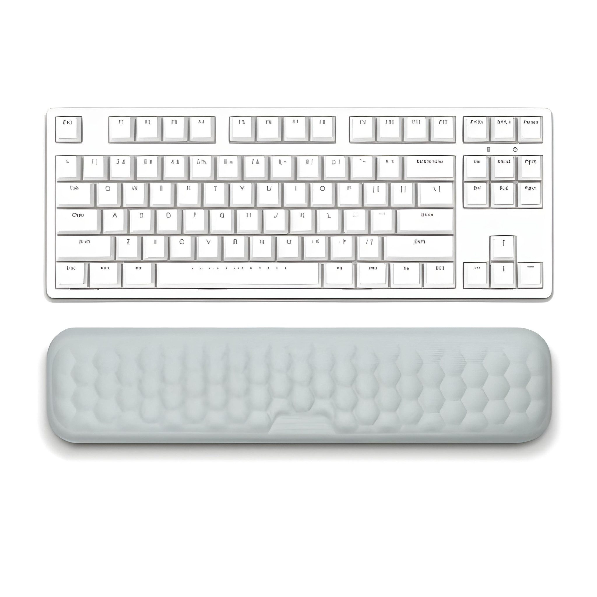 HS.SUPPLY Tastatur-Handballenauflage Ergonomische Handauflage, Handauflage für Tastatur & Maus (Komplettset, 1-St), Memory-Effekt, Passt sich Ihrer Hand an & formt sich wieder zurück