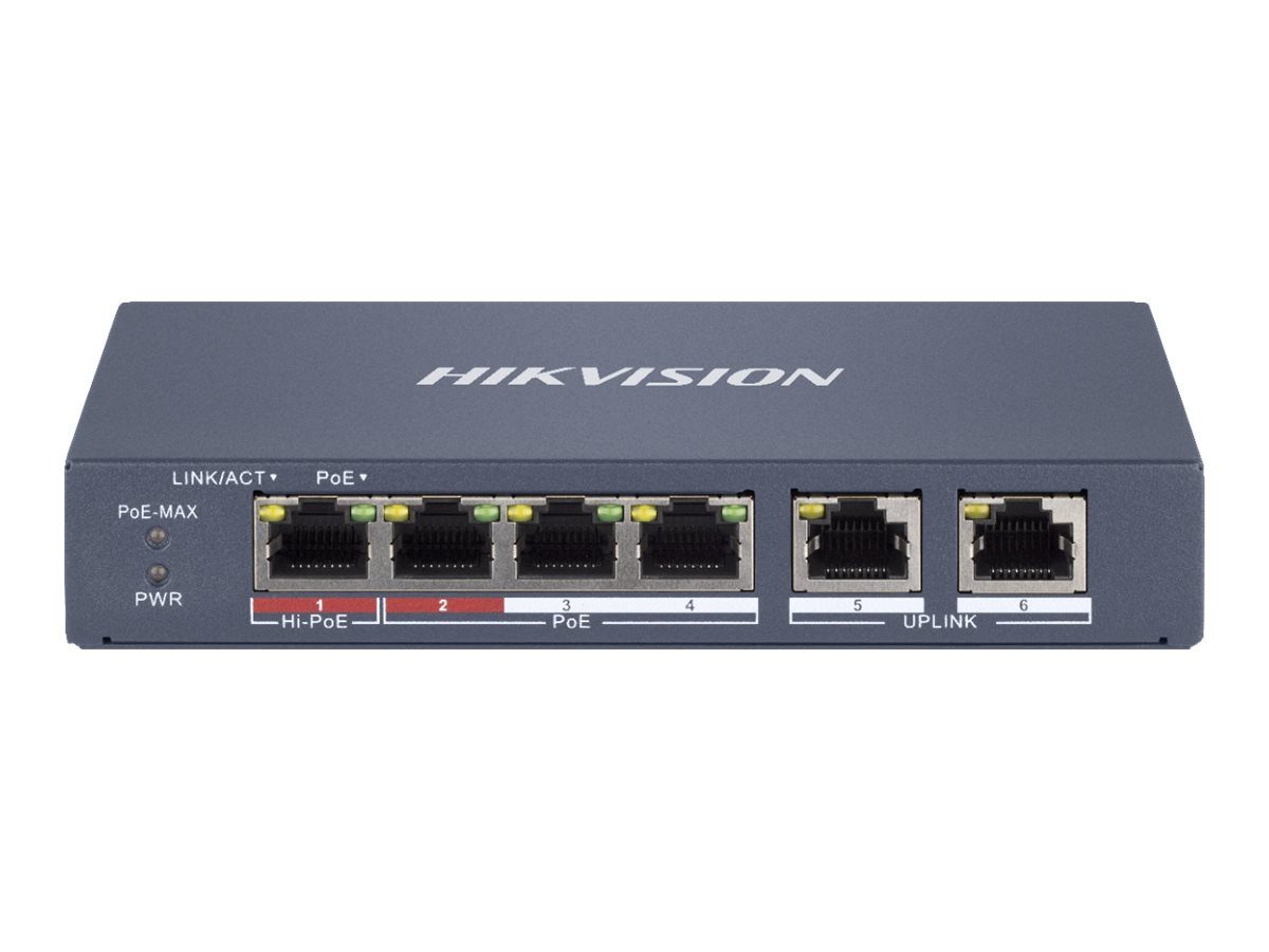 HIKVISION IP-Überwachungskamera HIKVISION Digital Technology DS-3E1106HP-EI Netzwerk-Switch Managed...