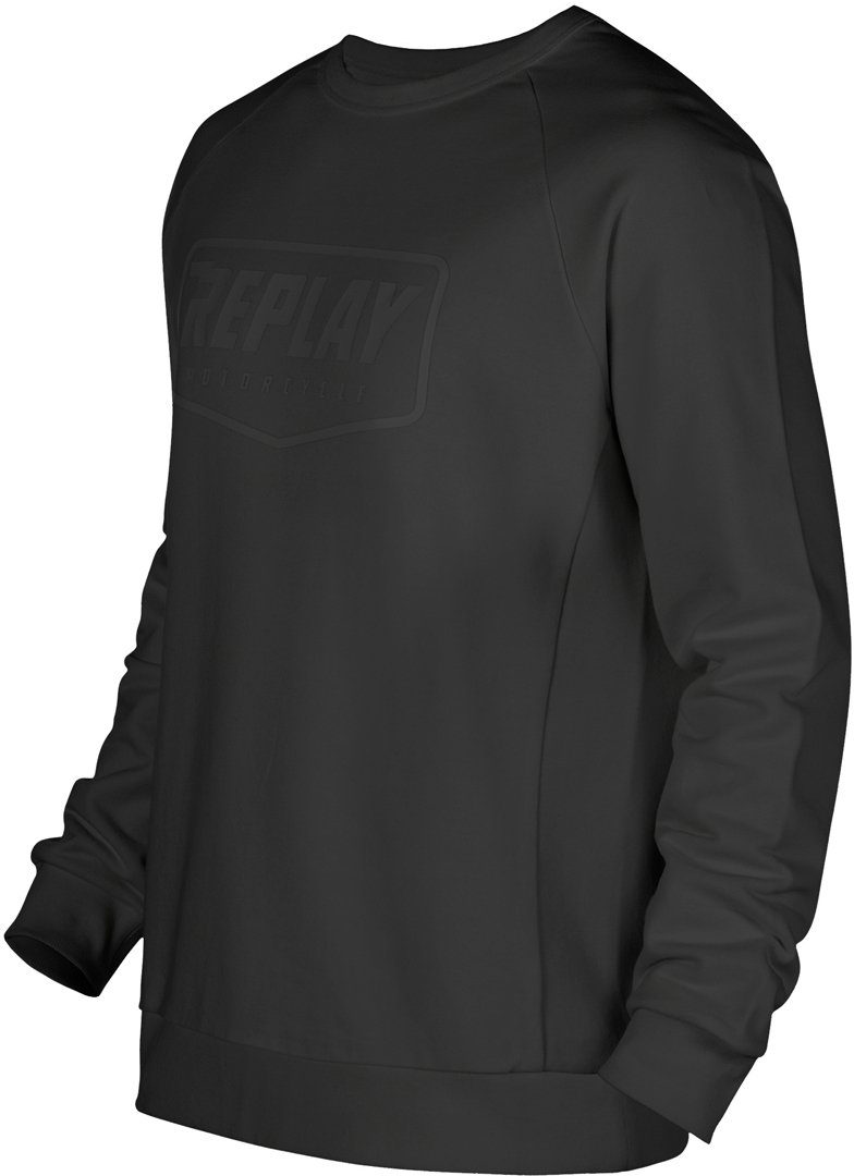 Sweater Replay Black Logo Kapuzenpullover