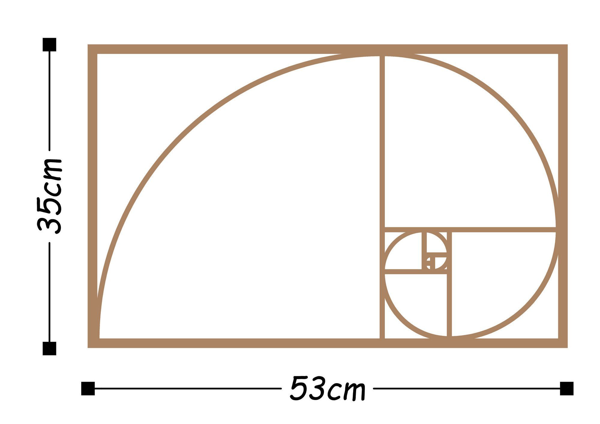 Metall TNL1195, x 53 35 cm, Wallity 100% Kupfer, Wanddekoobjekt